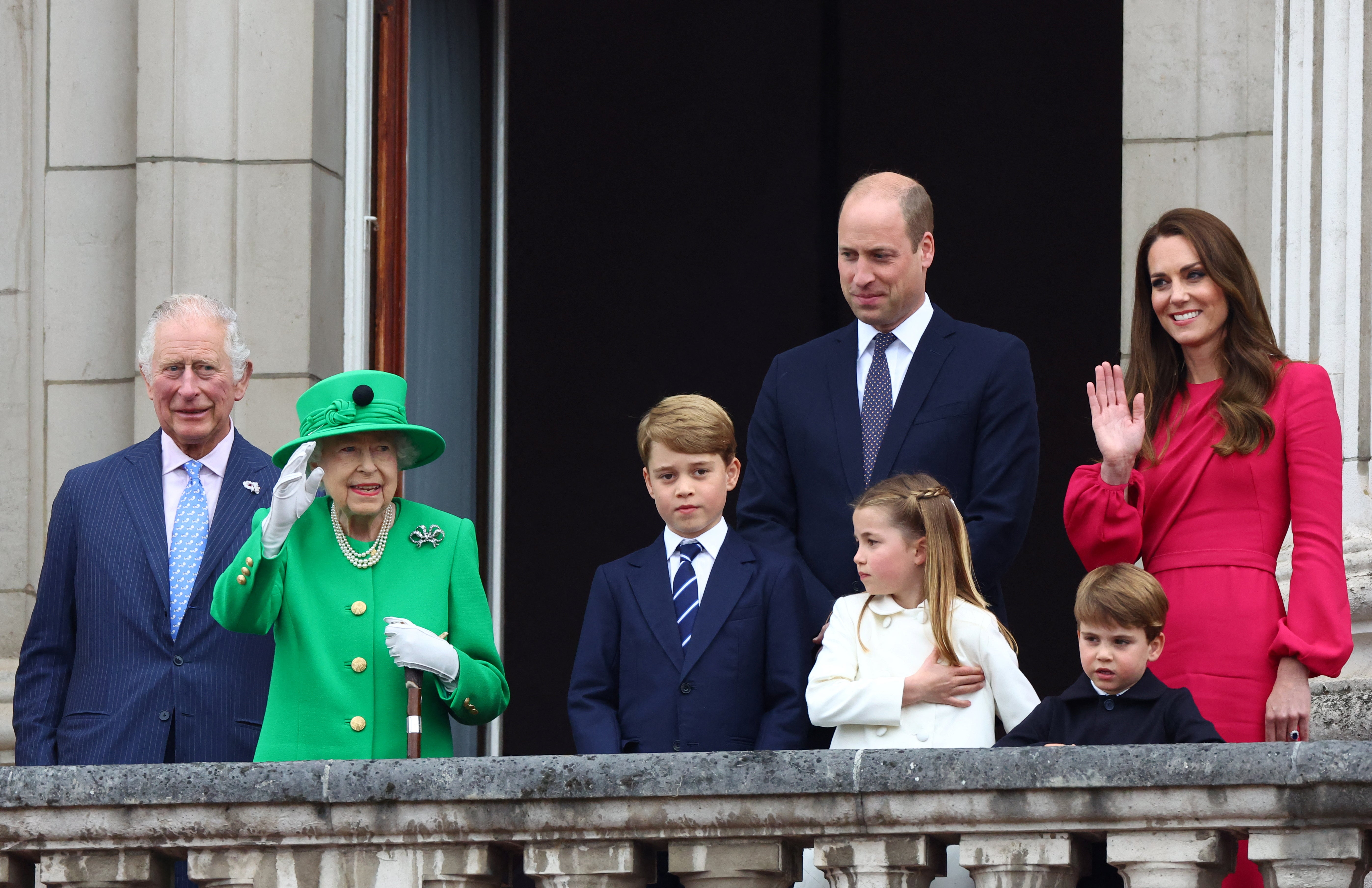 Her Majesty’s appearance rounded off the four-day spectacle in celebration of her 70-year reign