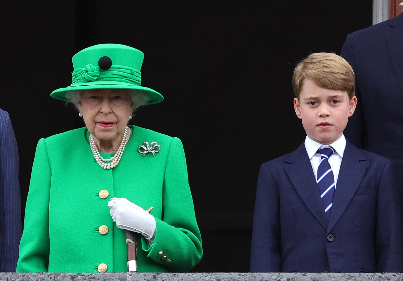 The Queen and Prince George (Chris Jackson/PA)