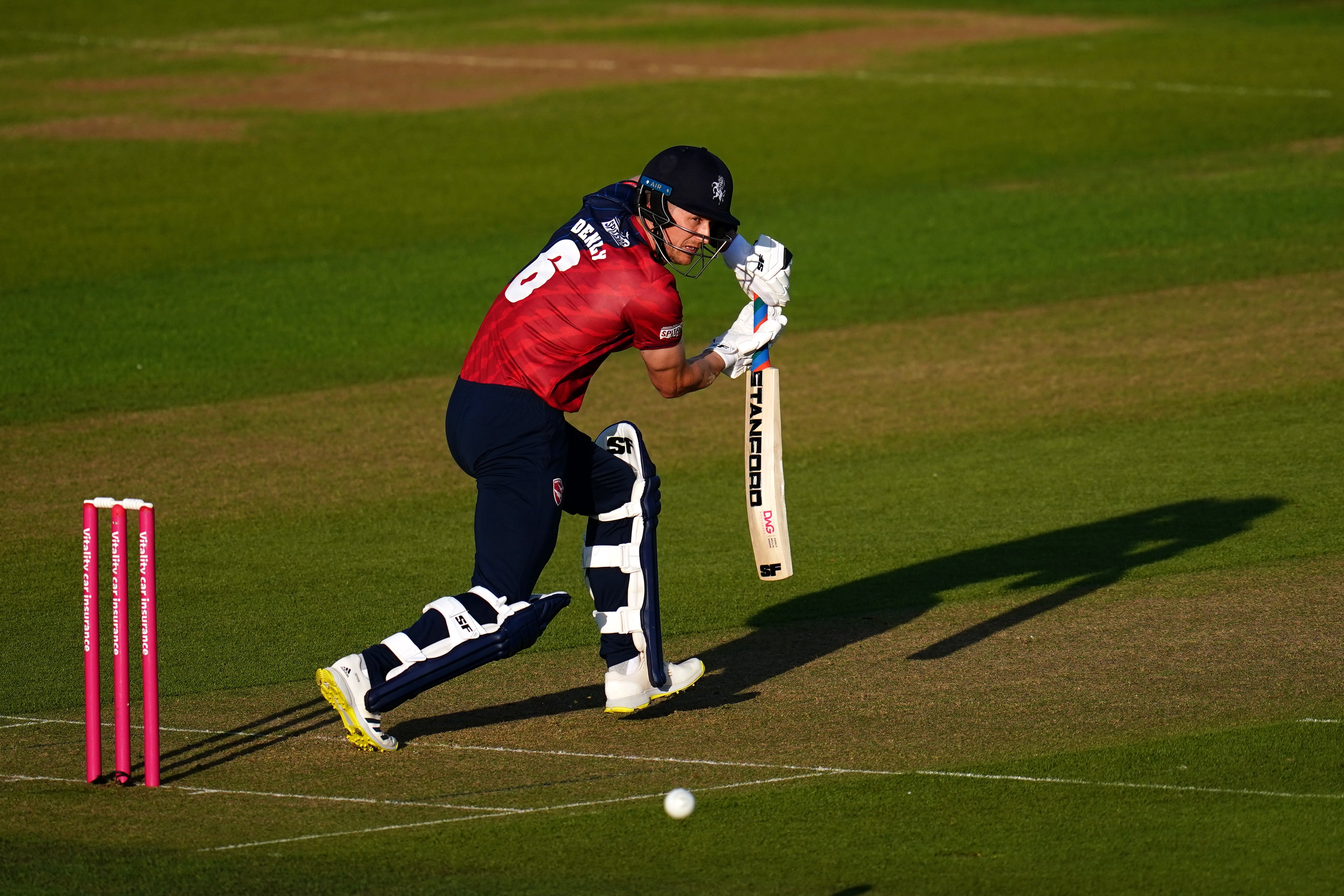 Joe Denly’s fireworks helped Blast champions Kent to their first win of the season in any format (John Walton/PA)