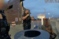 Bodycam shows Arizona police officers standing by as man begs for help and drowns in lake