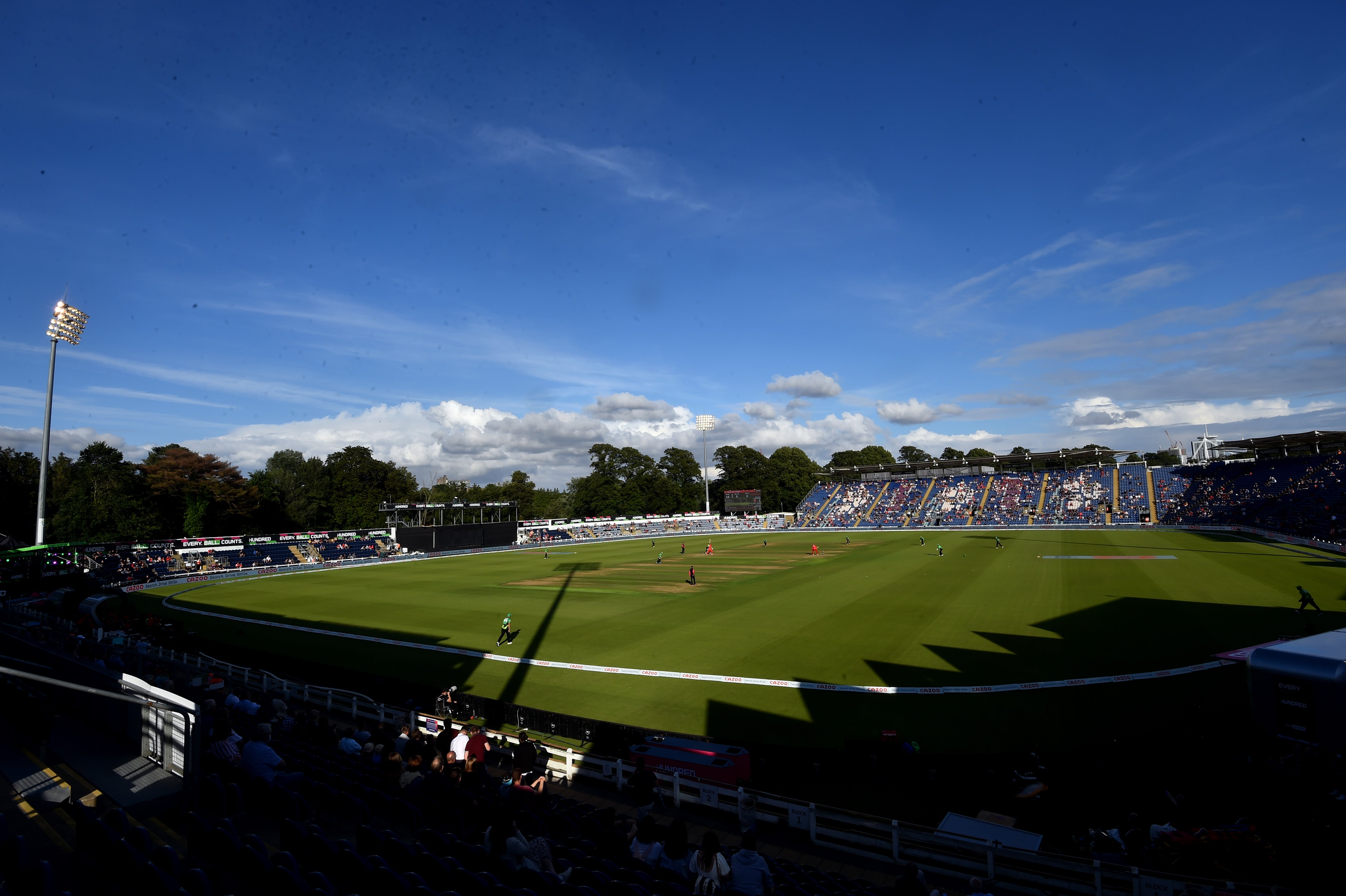 A general view of Sophia Gardens