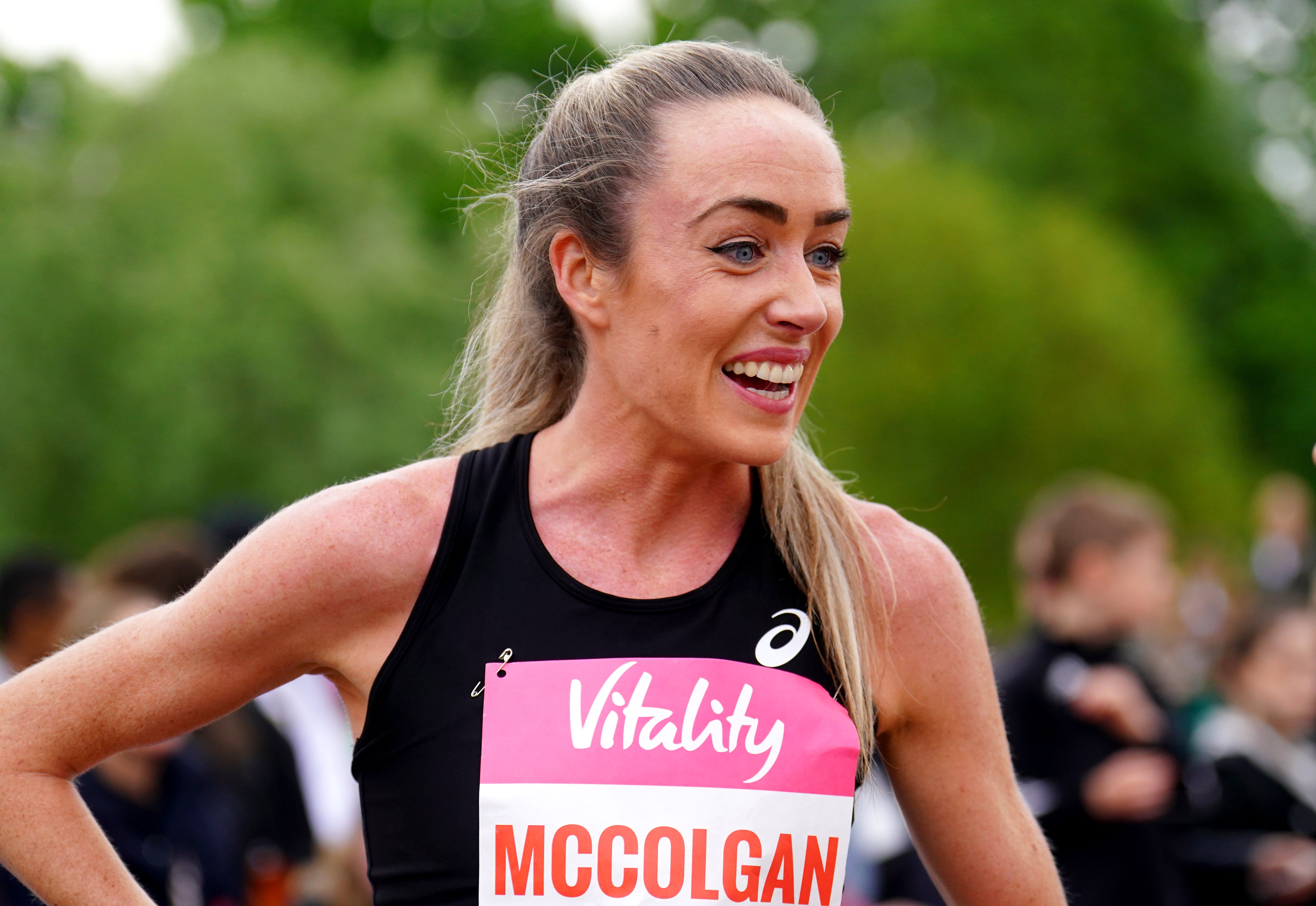 Eilish McColgan beat her mother’s record at a meeting in Holland (Adam Davy/PA)