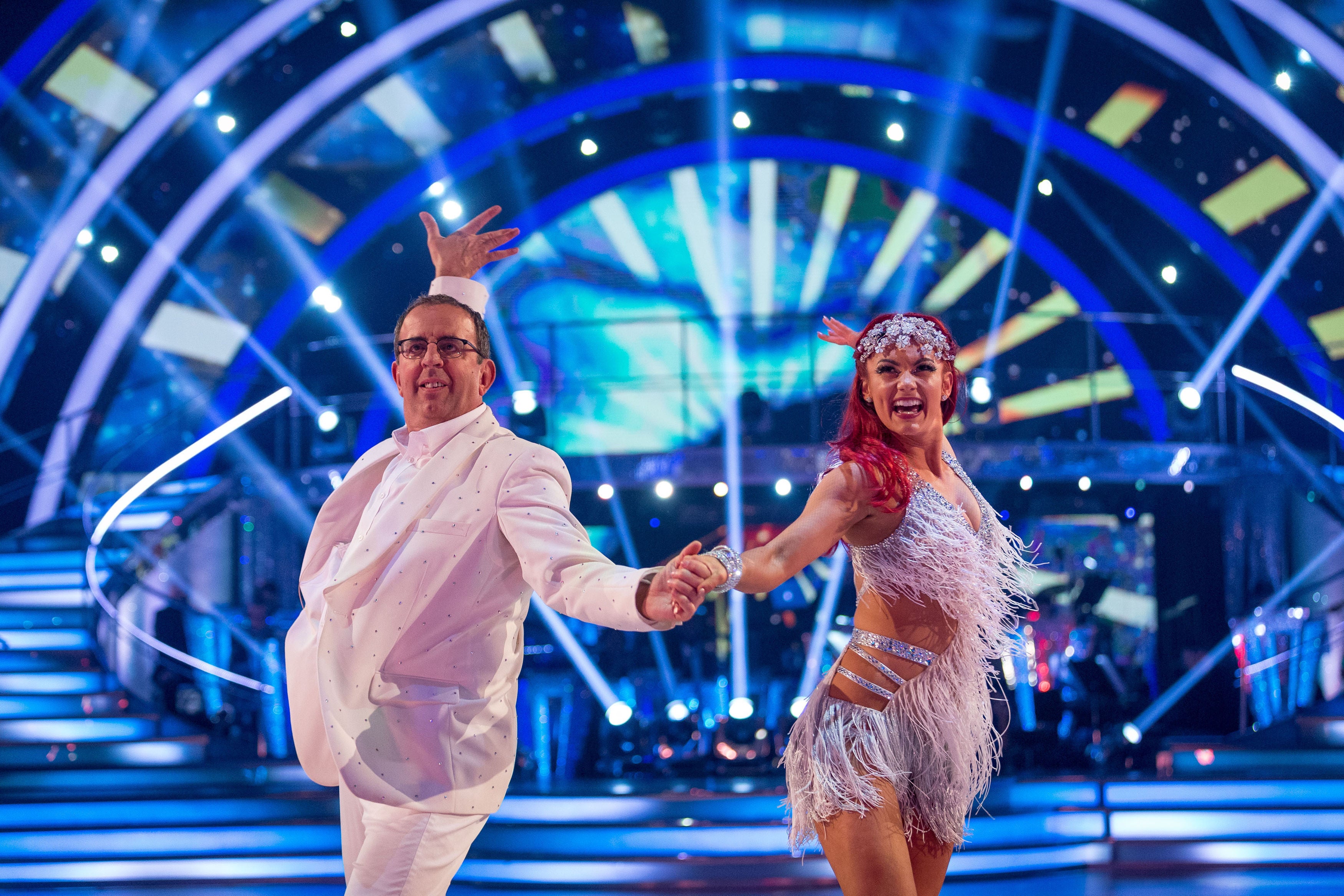 Rev Richard Coles with Strictly professional Dianne Buswell (Guy Levy/PA)