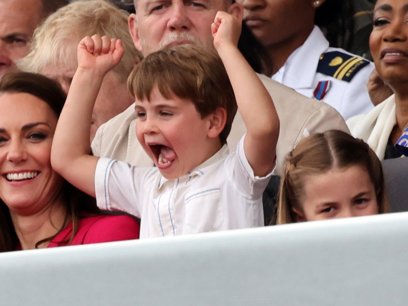 Prince Louis attends Platinum Jubilee Pageant