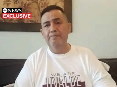 Arnulfo Reyes, a teacher who was shot in the Uvalde school shooting, speaks to ABC News