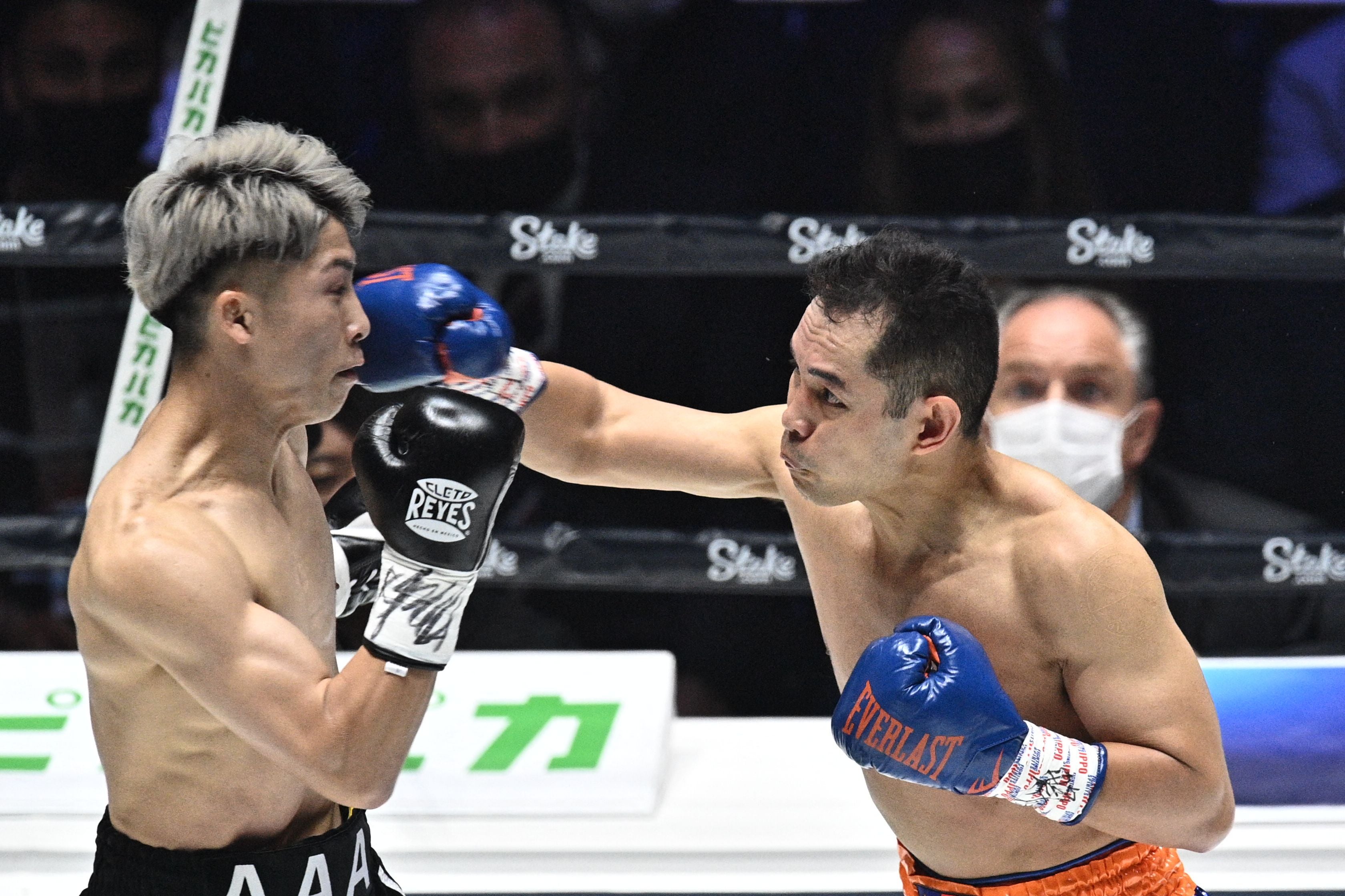 Nonito Donaire (right) was beaten by the great Naoya Inoue