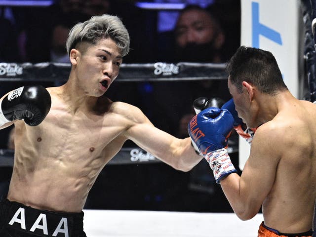 <p>Naoya Inoue (left) stopped Nonito Donaire in the second round of their rematch</p>