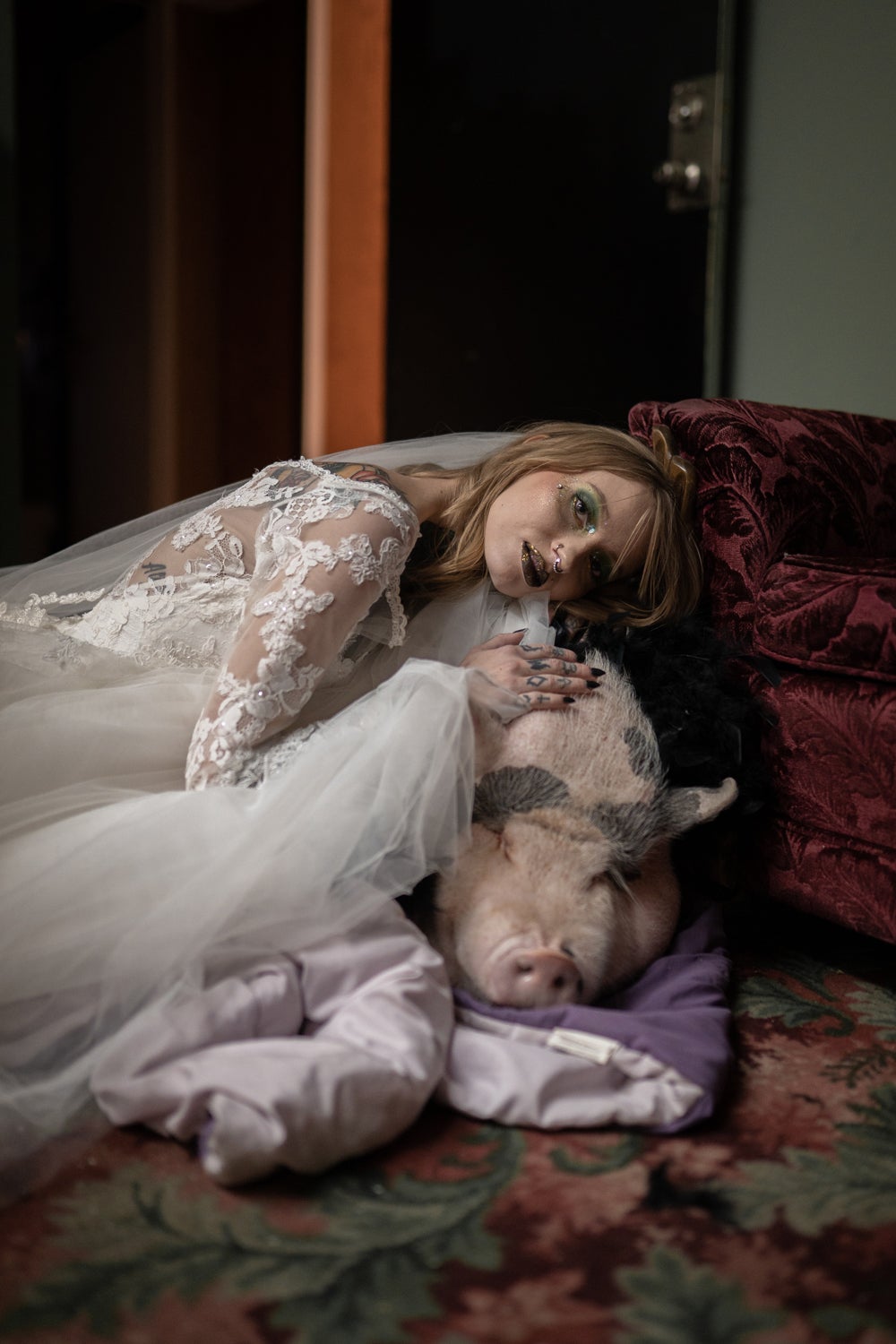 Alexandrea on her wedding day (@KallaRambergPhotography/PA Real Life)