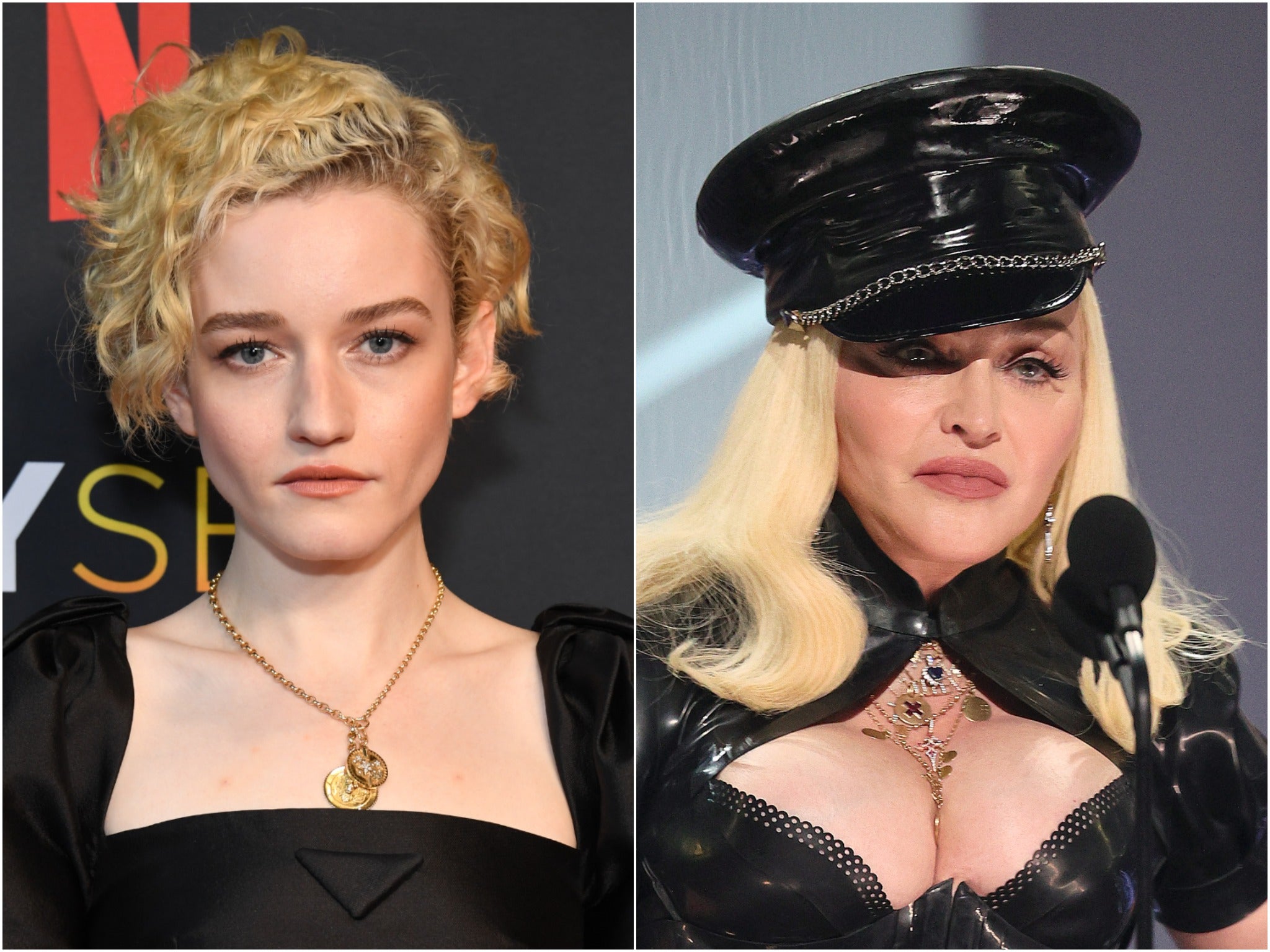 Julia Garner is reportedly lined up to play Madonna in a feature film about her life