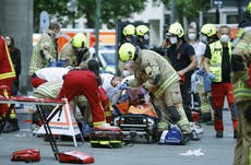 One dead and 30 injured after car ploughs into pedestrians in Berlin