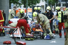 One dead and 30 injured after car ploughs into pedestrians in Berlin