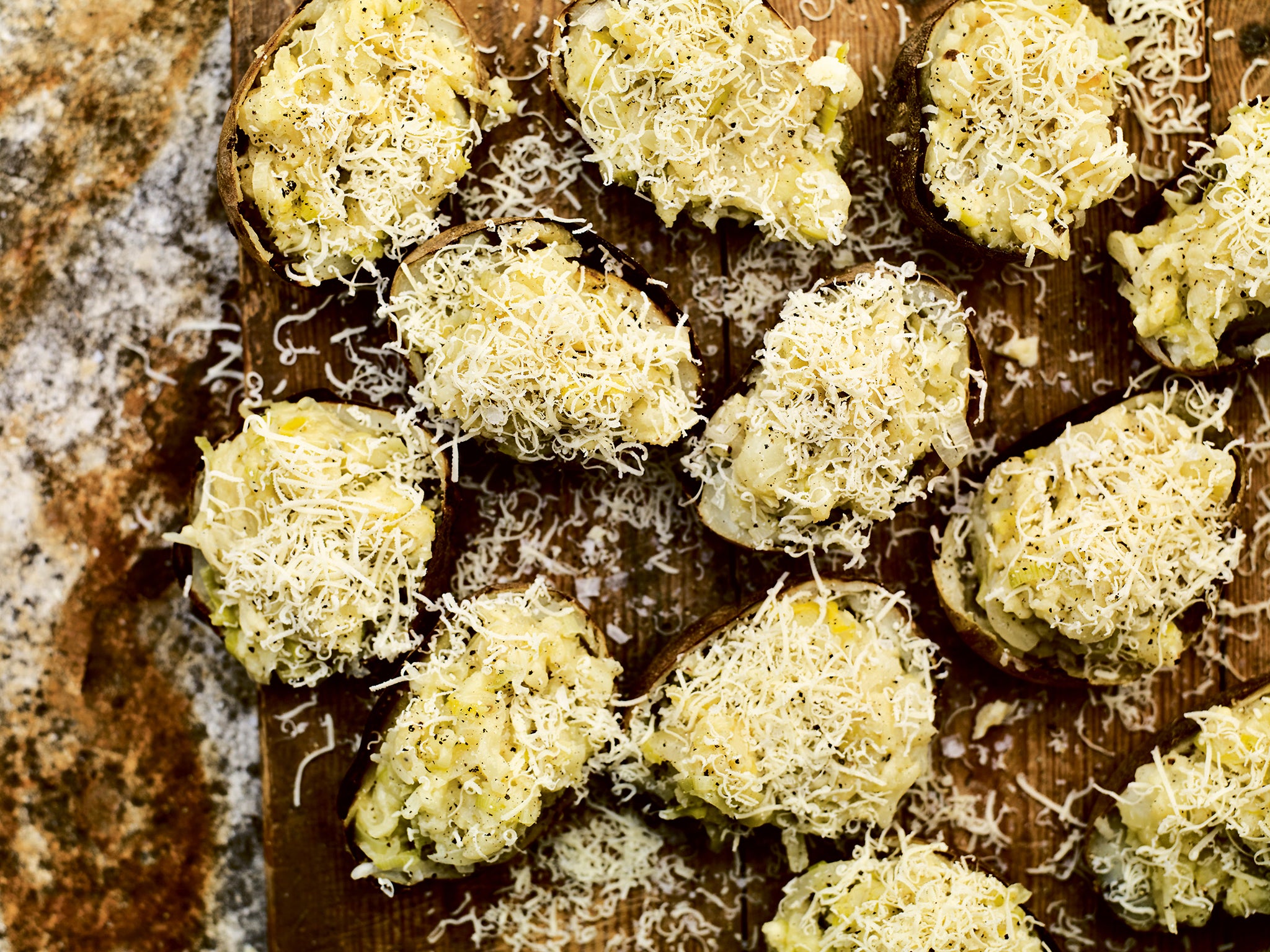 Everyone loves a baked potato when dining al fresco