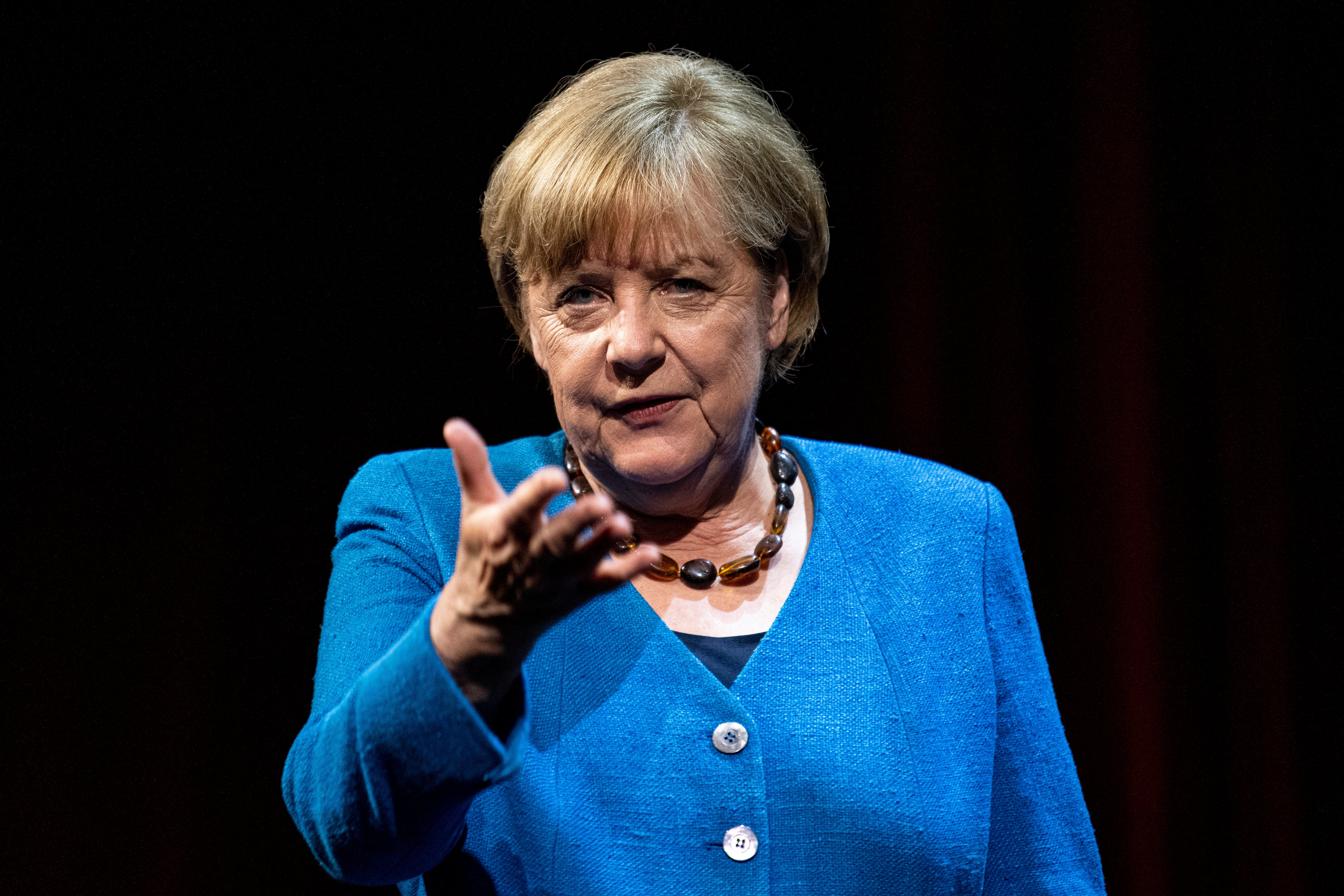 Former German chancellor Angela Merkel is said to have been on a list of people given a ‘death sentence’ by the suspect
