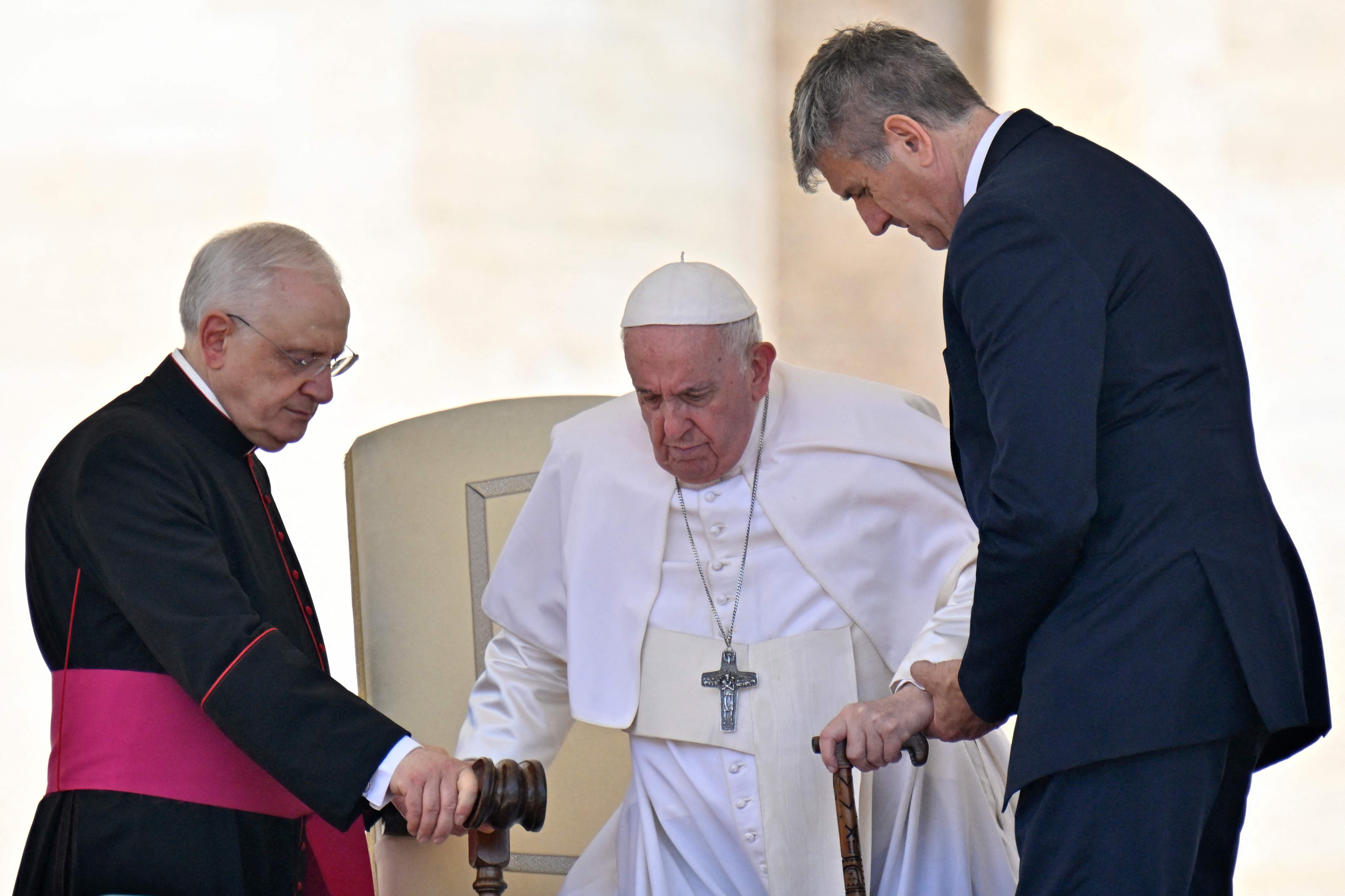 Rumours of Pope Francis’ resignation first began when he was seen using a wheelchair in early May this yea