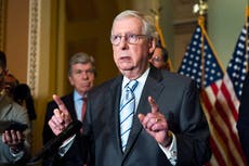 Mitch McConnell under fire for differing response to Kavanaugh plot and Uvalde shooting