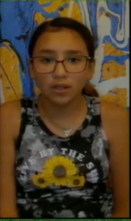 Miah Cerrillo, 11, appeared before Congress on Wednesday in a pre-recorded video; she survived with bullet fragments and trauma after gunman Salvador Ramos killed 19 students and two teachers at her school