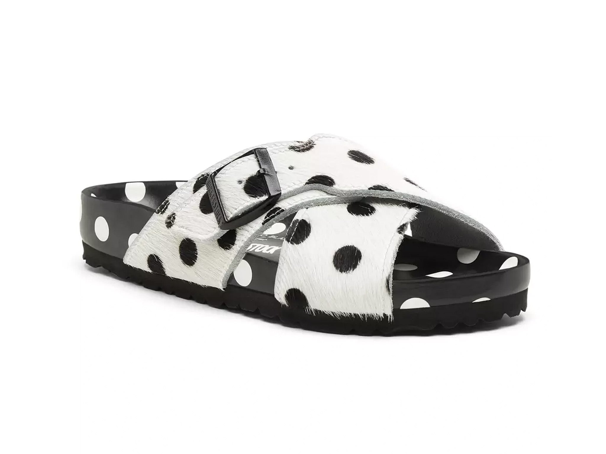 The new Rodra sandal in polka dot