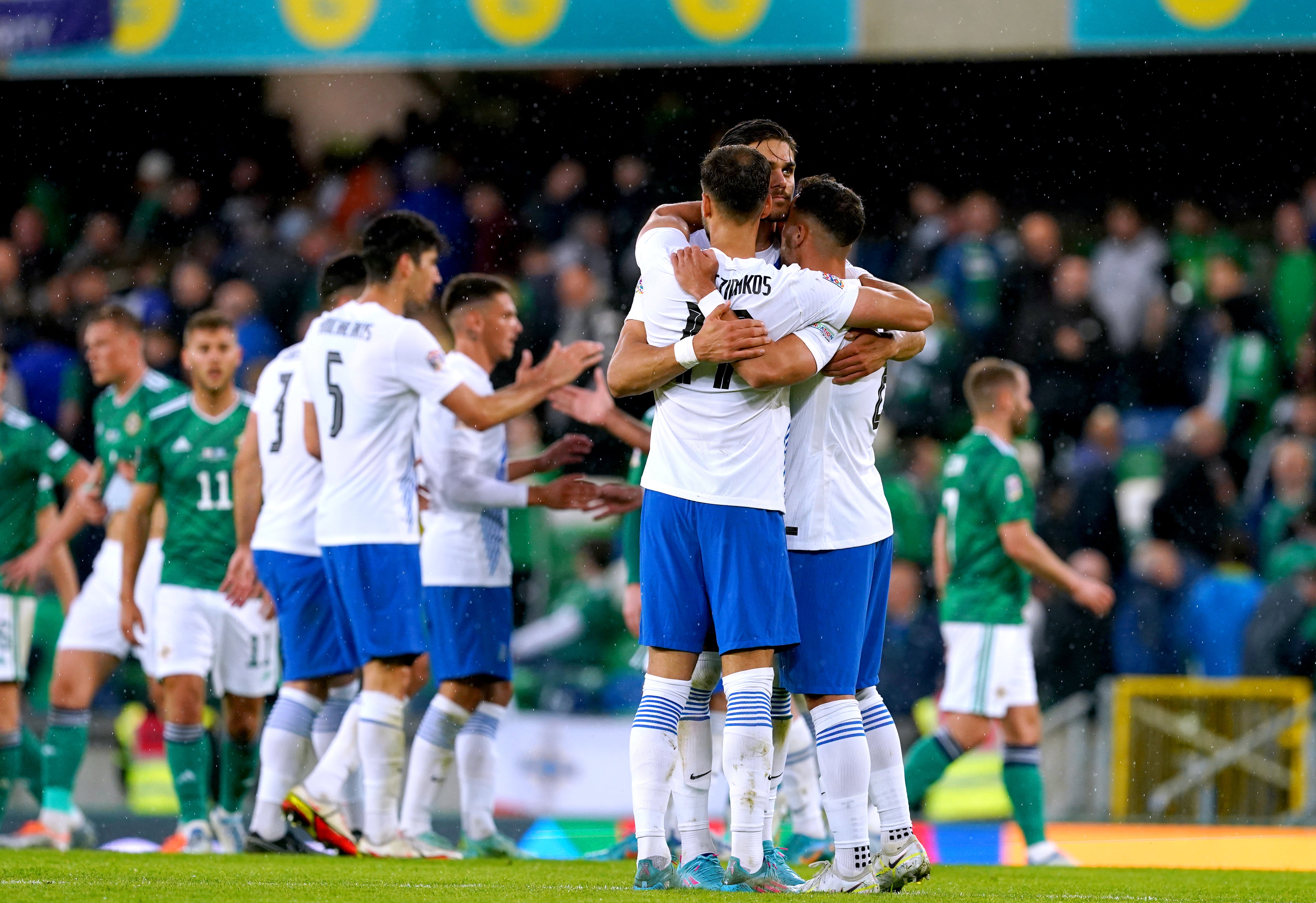 Northern Ireland lost to Greece last week (Brian Lawless/PA)