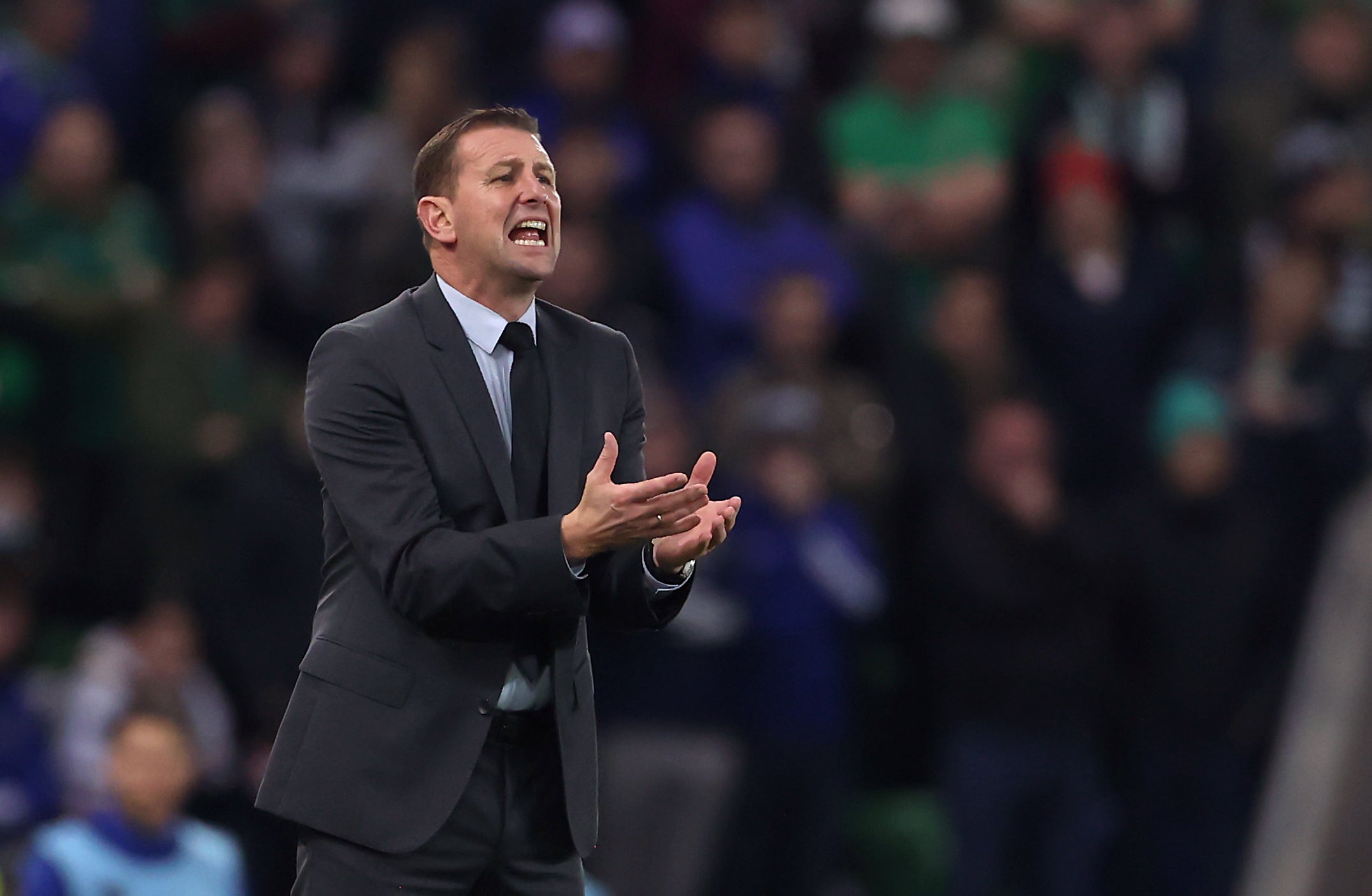 Northern Ireland boss Ian Baraclough has insisted he is paying no attention to his critics (Liam McBurney/PA)