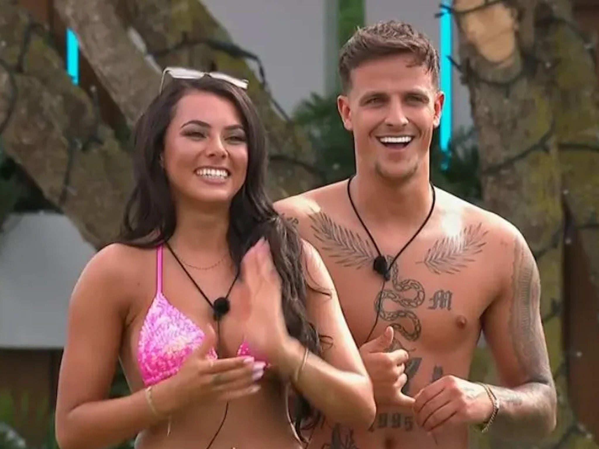 Paige and Luca on ‘Love Island’