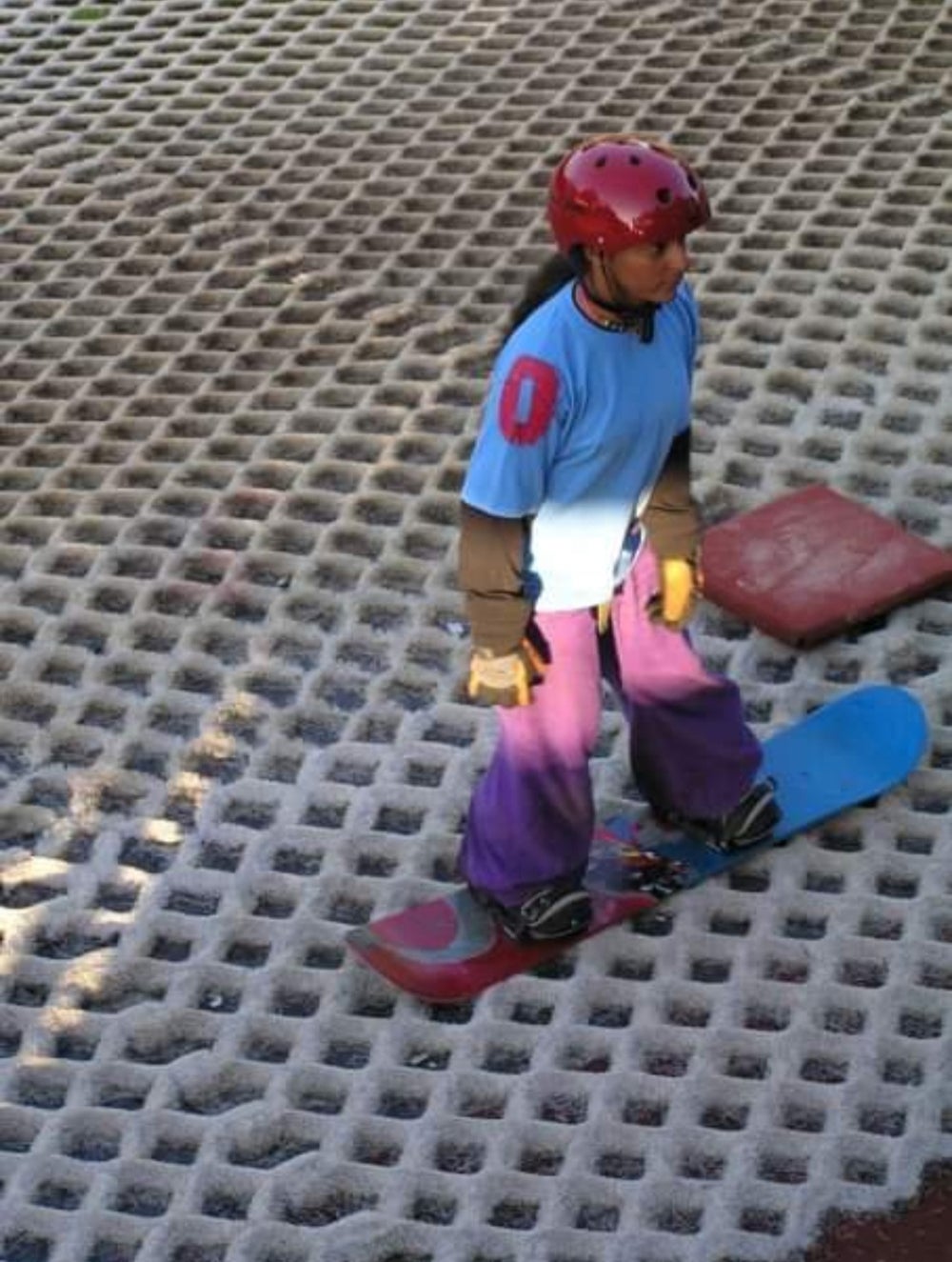 Nina Sparks,aged 13, on the Wycombe Summit Dry Slopes (Collect/PA Real Life)