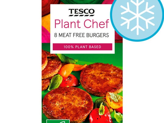 Tesco vegan Plant Chef burgers