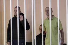 Boris Johnson condemns Russia’s ‘sham sentencing’ of Britons in Ukraine facing death penalty