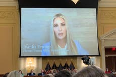 Ivanka Trump testifies that she accepted election wasn’t stolen