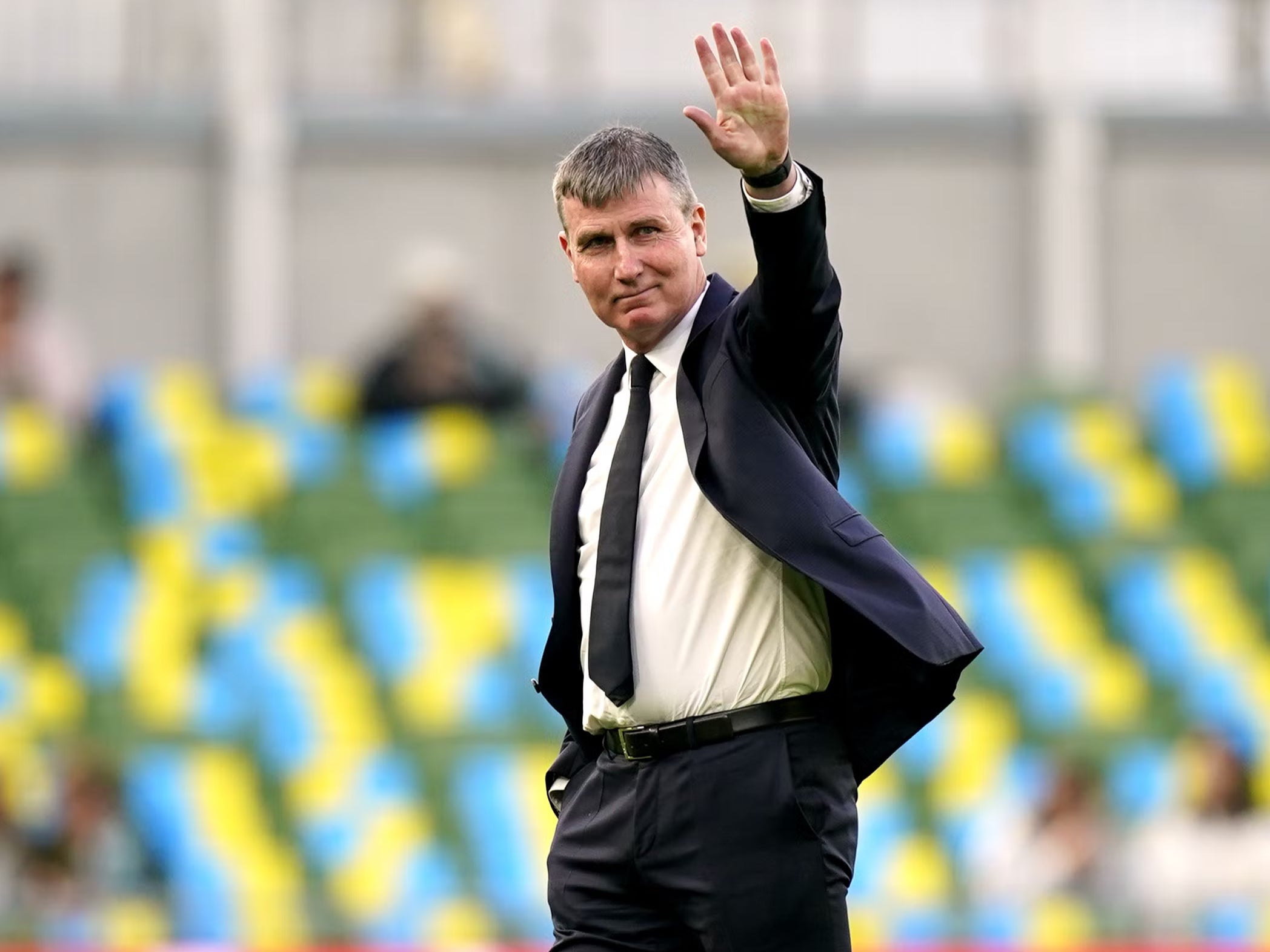 Republic of Ireland manager Stephen Kenny is convinced his plans remain on track (Niall Carson/PA)