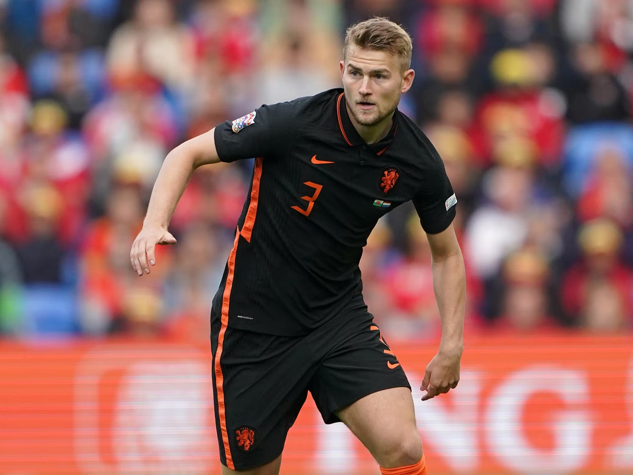 Matthijs de Ligt has backed his former boss Erik ten Hag to succedd at Manchester United (Zac Goodwin/PA)