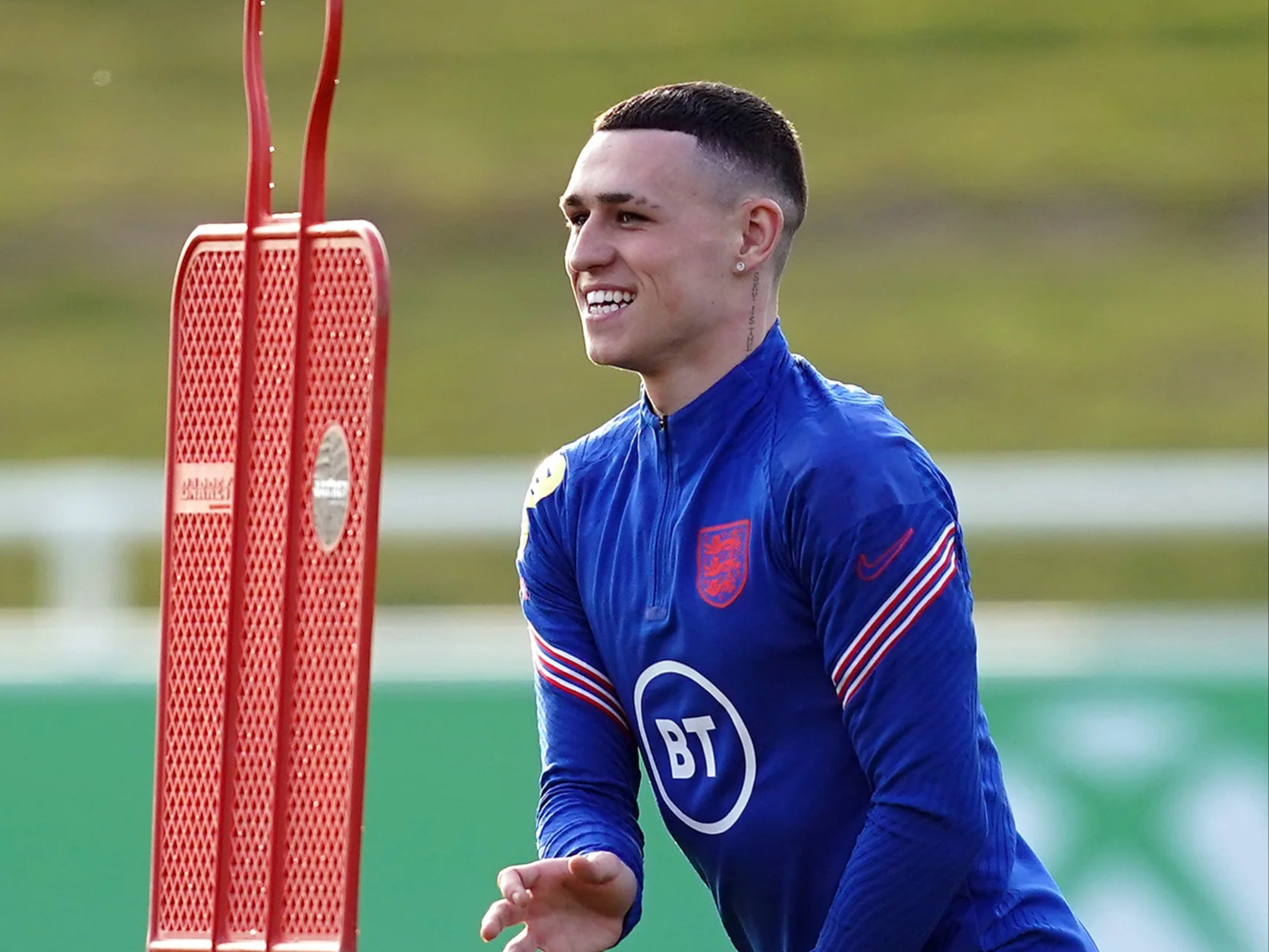 Phil Foden is back training with England