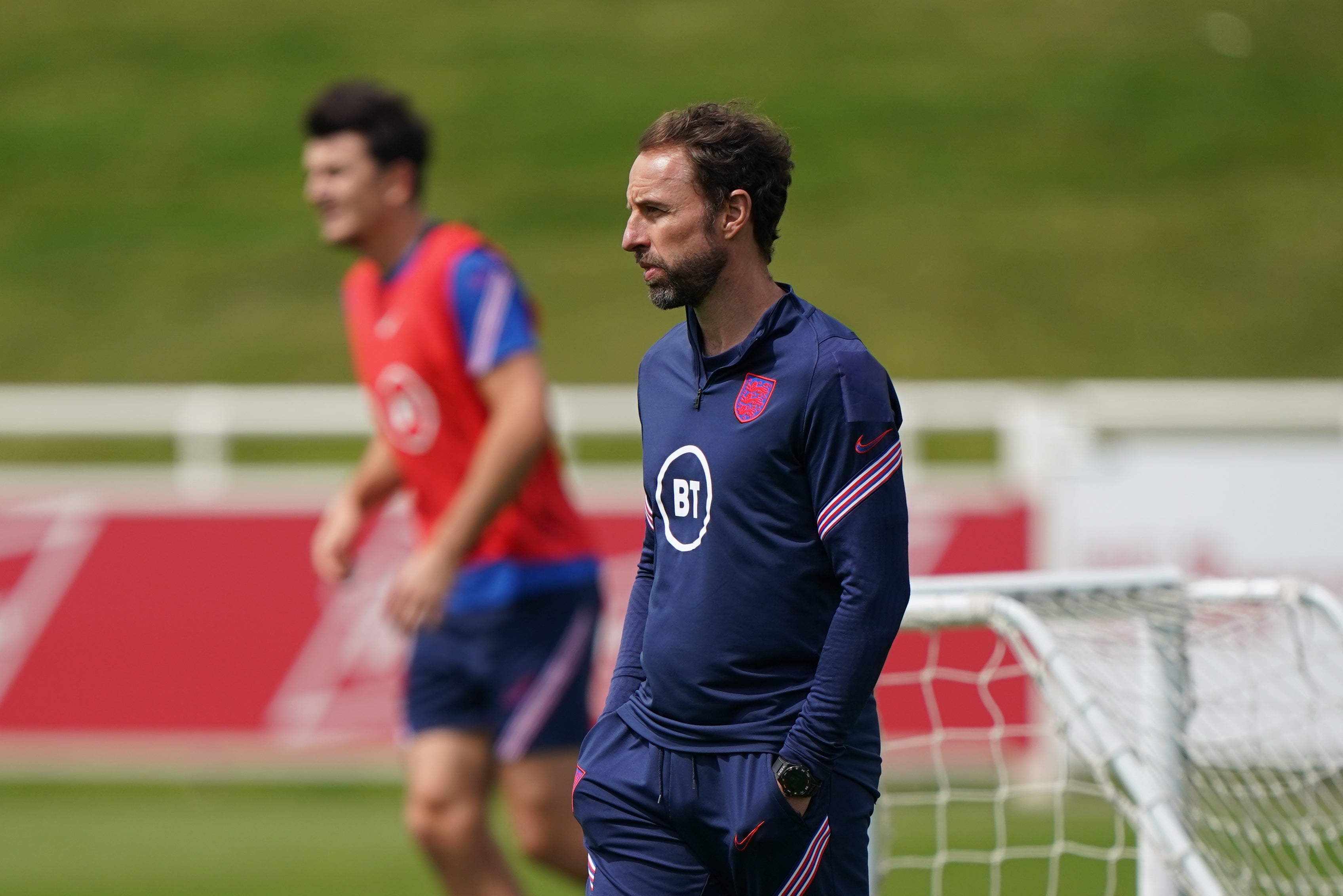 Gareth Southgate has called on his players to ease the pressure on Harry Kane and Raheem Sterling