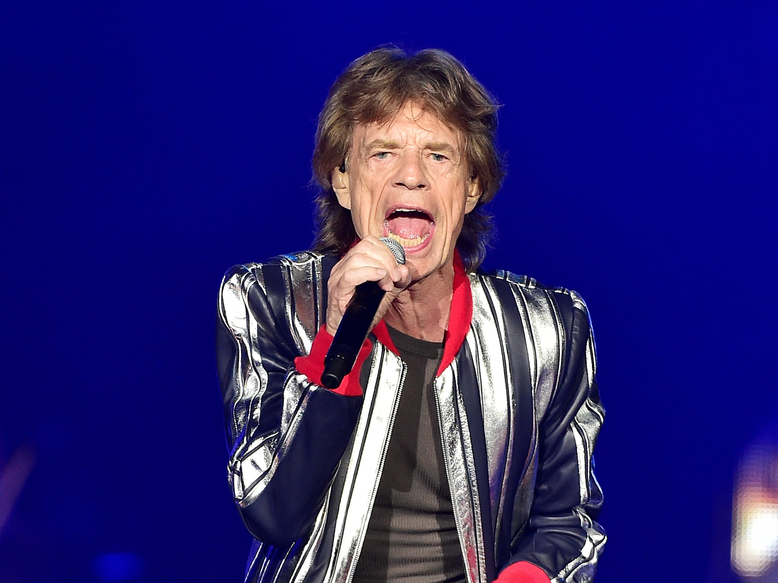 Mick Jagger performs in 2021