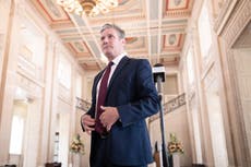 Labour promises to ‘scrap’ PM’s protocol override law, as rebel Tories vow to block bill