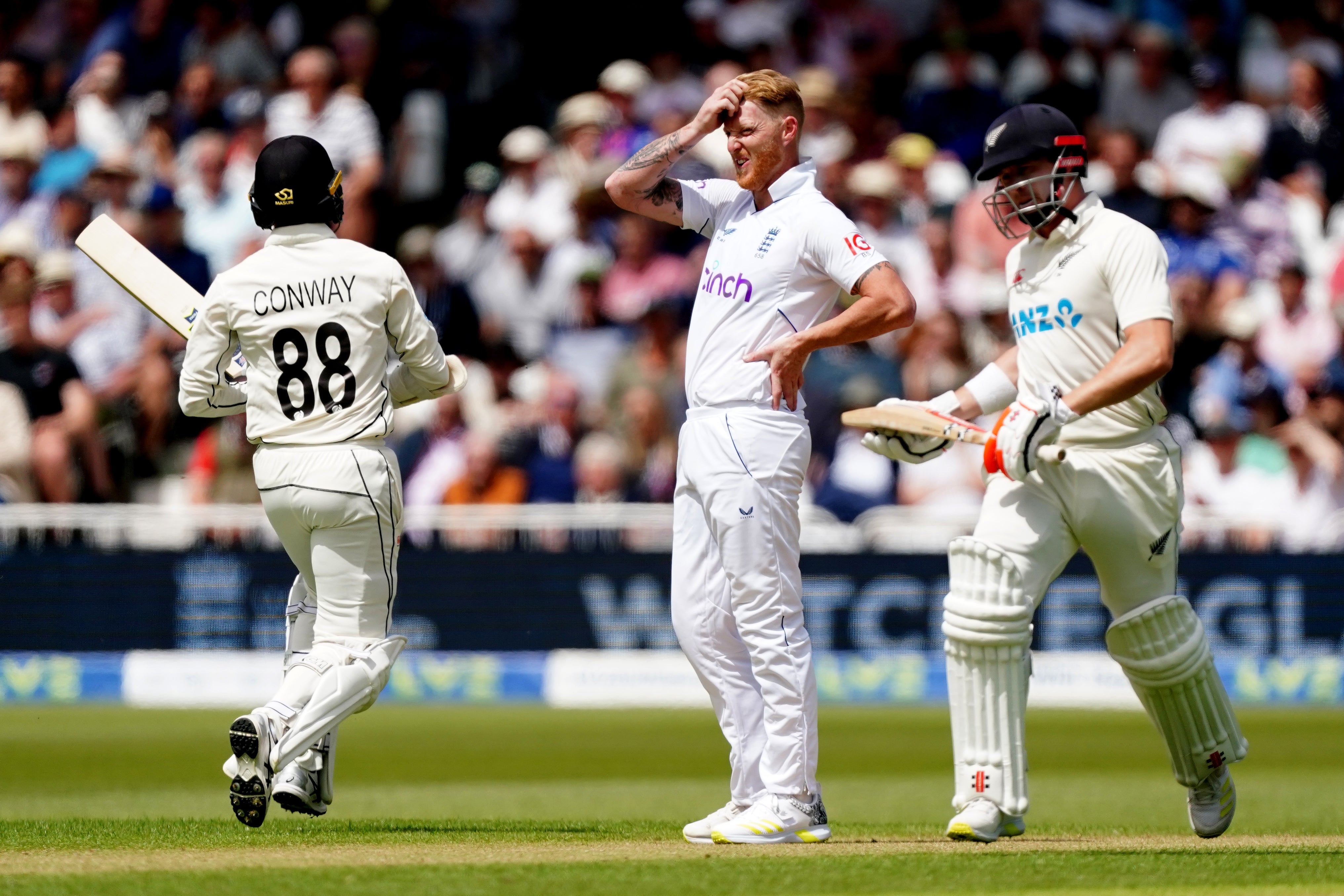 England captain Ben Stokes saw his side endure a difficult day (Mike Egerton/PA)