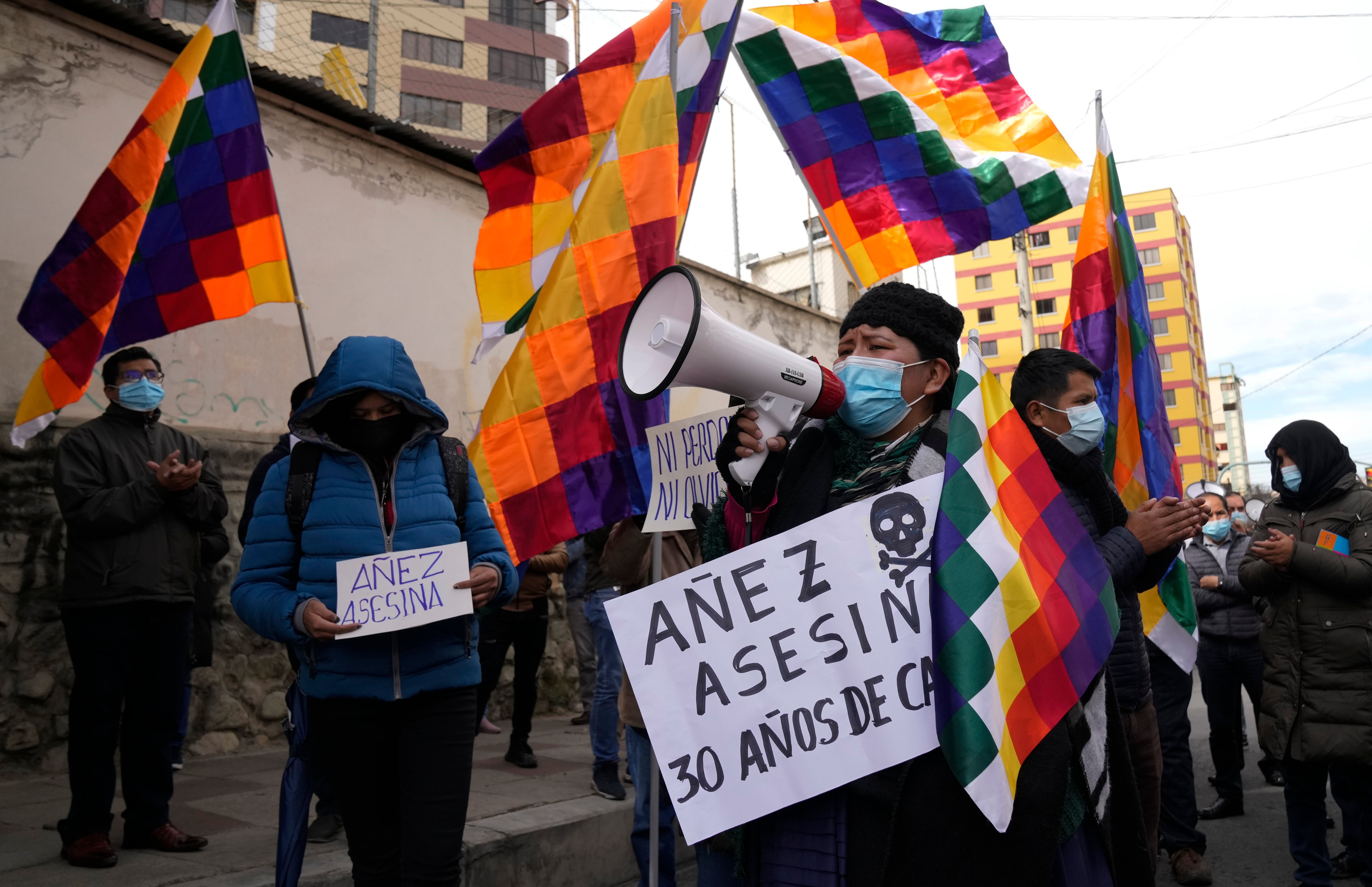 APTOPIX Bolivia Anez Trial