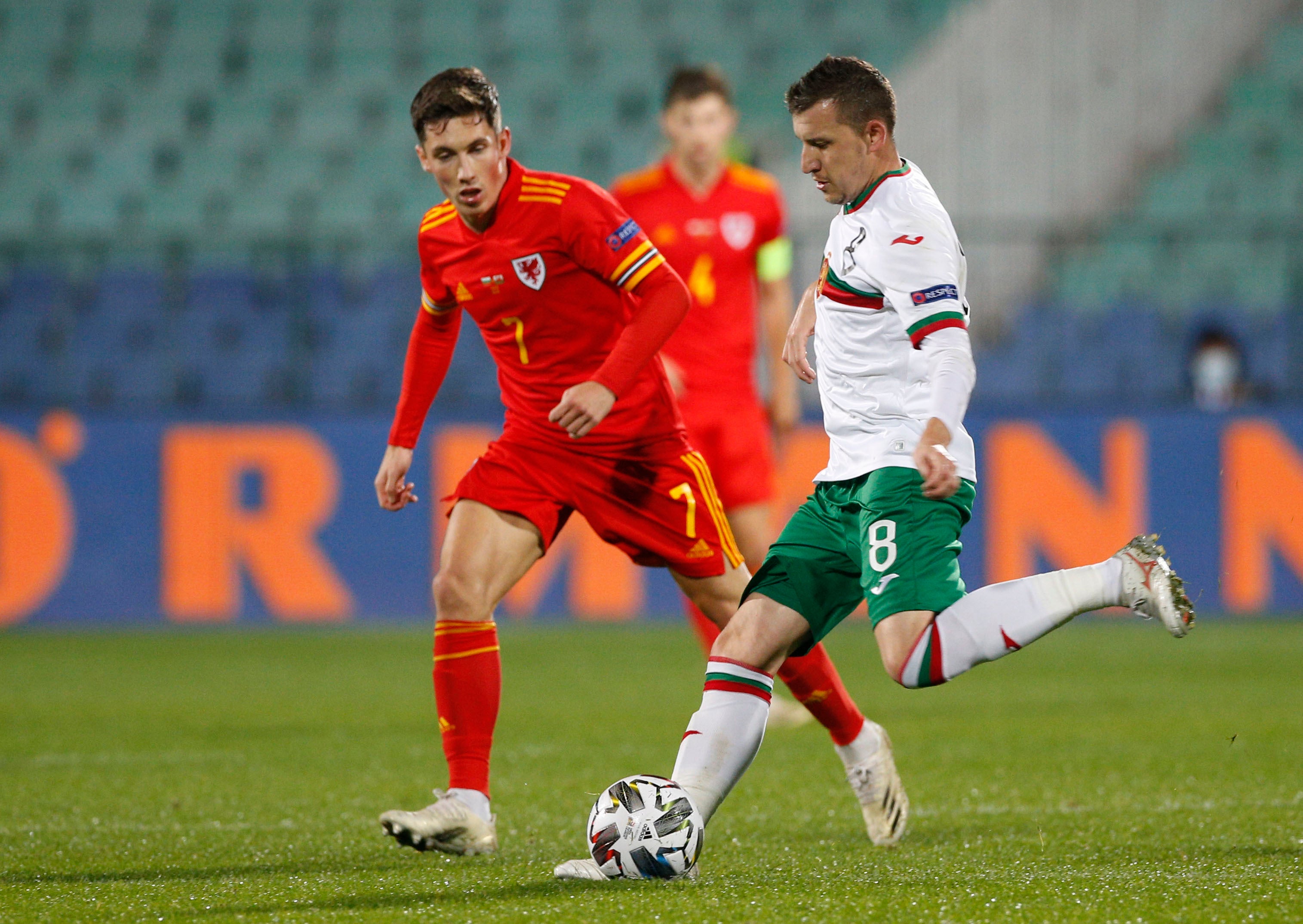 Bulgaria’s Todor Nedelev, right, underwent surgery after the crash