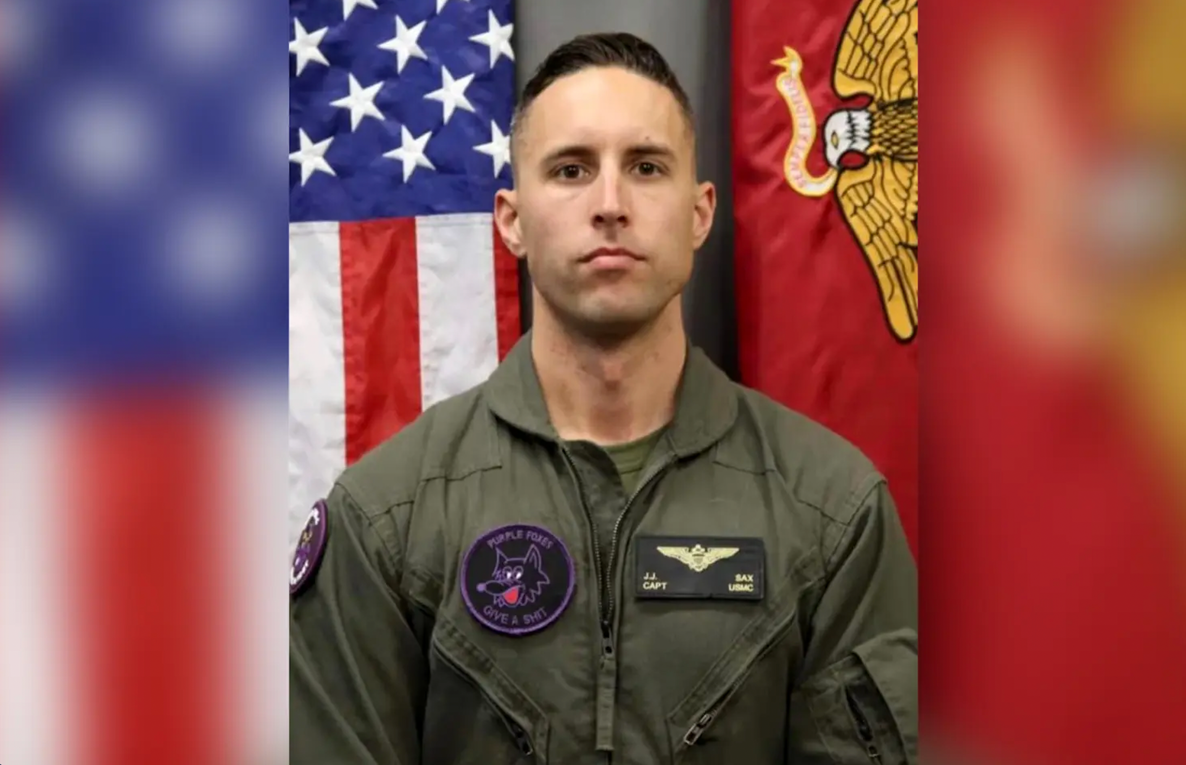 Captain John Sax was one of five Marines killed when their helicopter crashed in a training accident