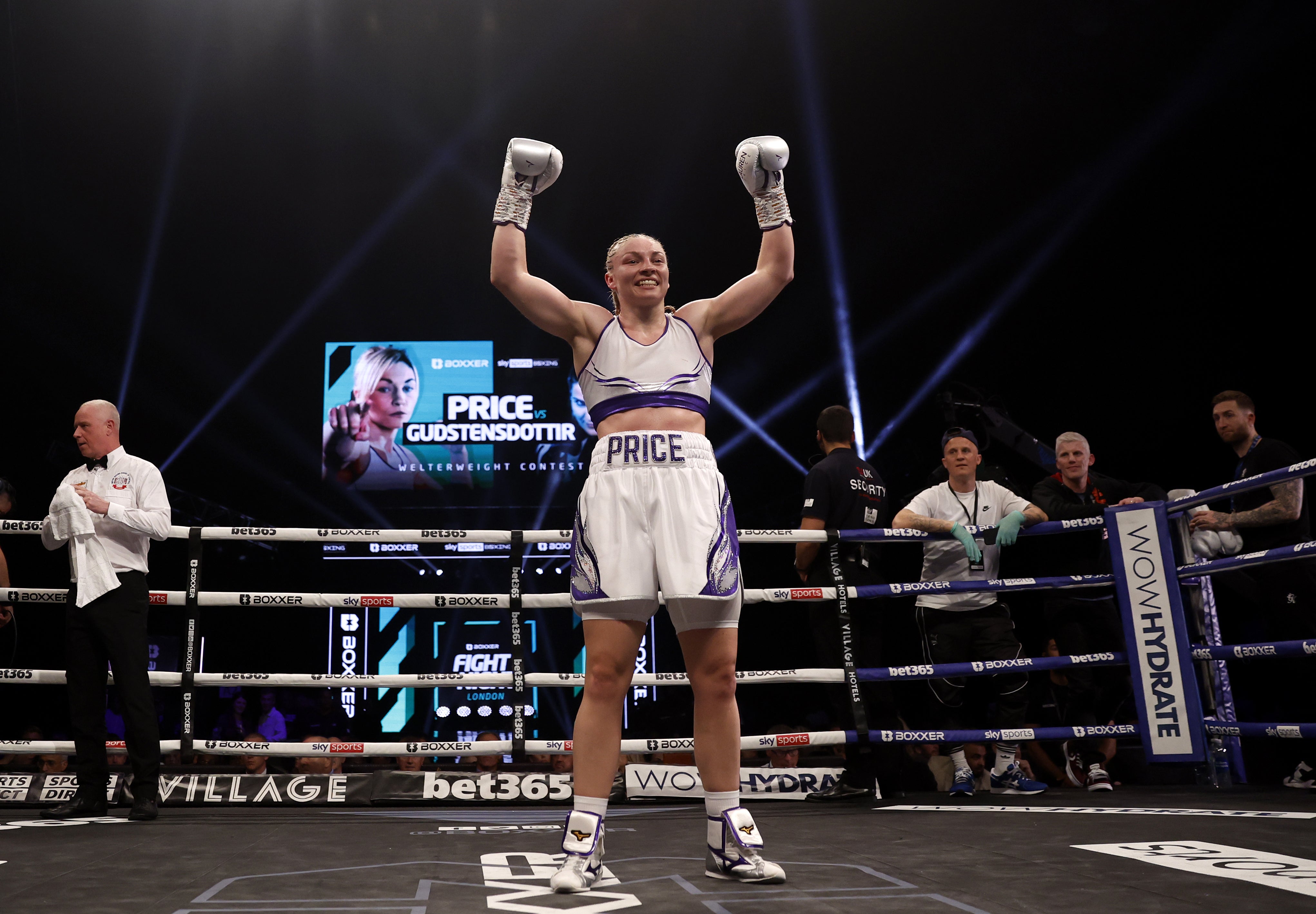 Lauren Price won on her professional debut (Steven Paston/PA)