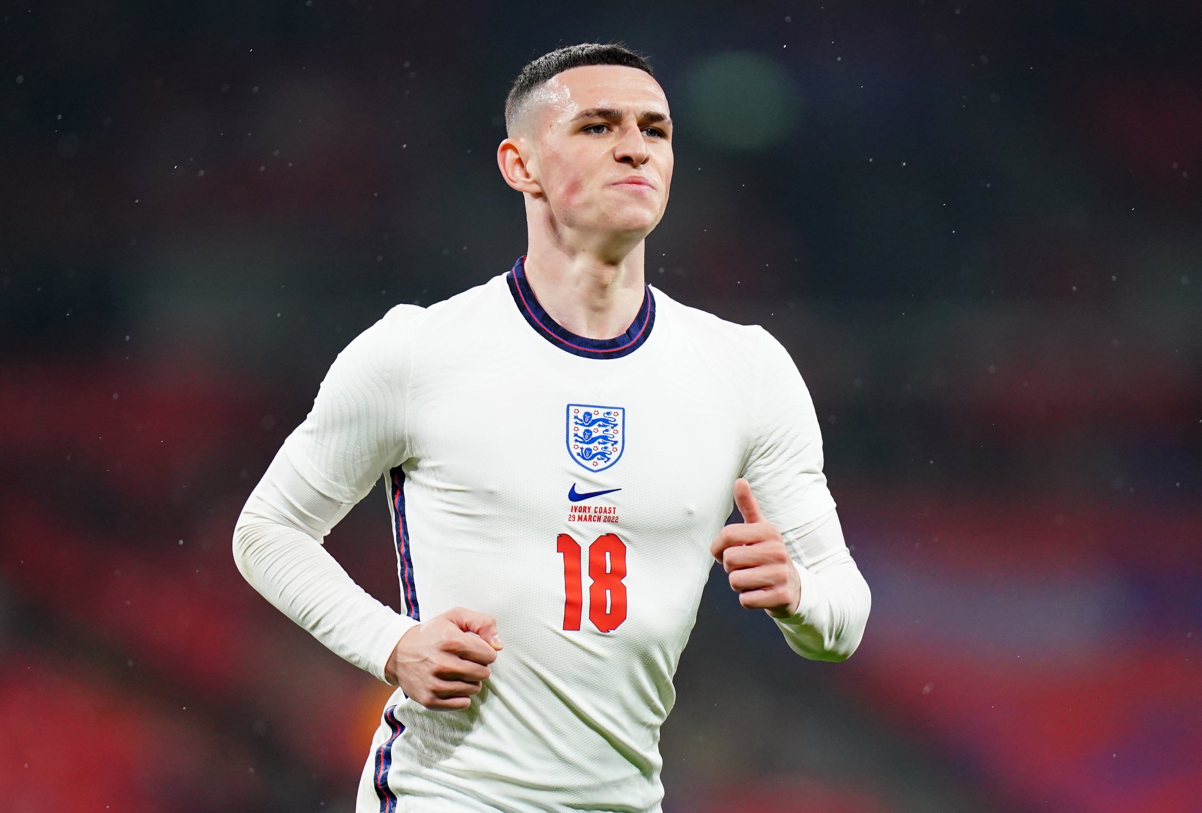 Phil Foden looks unlikely to add to his 15 caps this month (Adam Davy/PA)