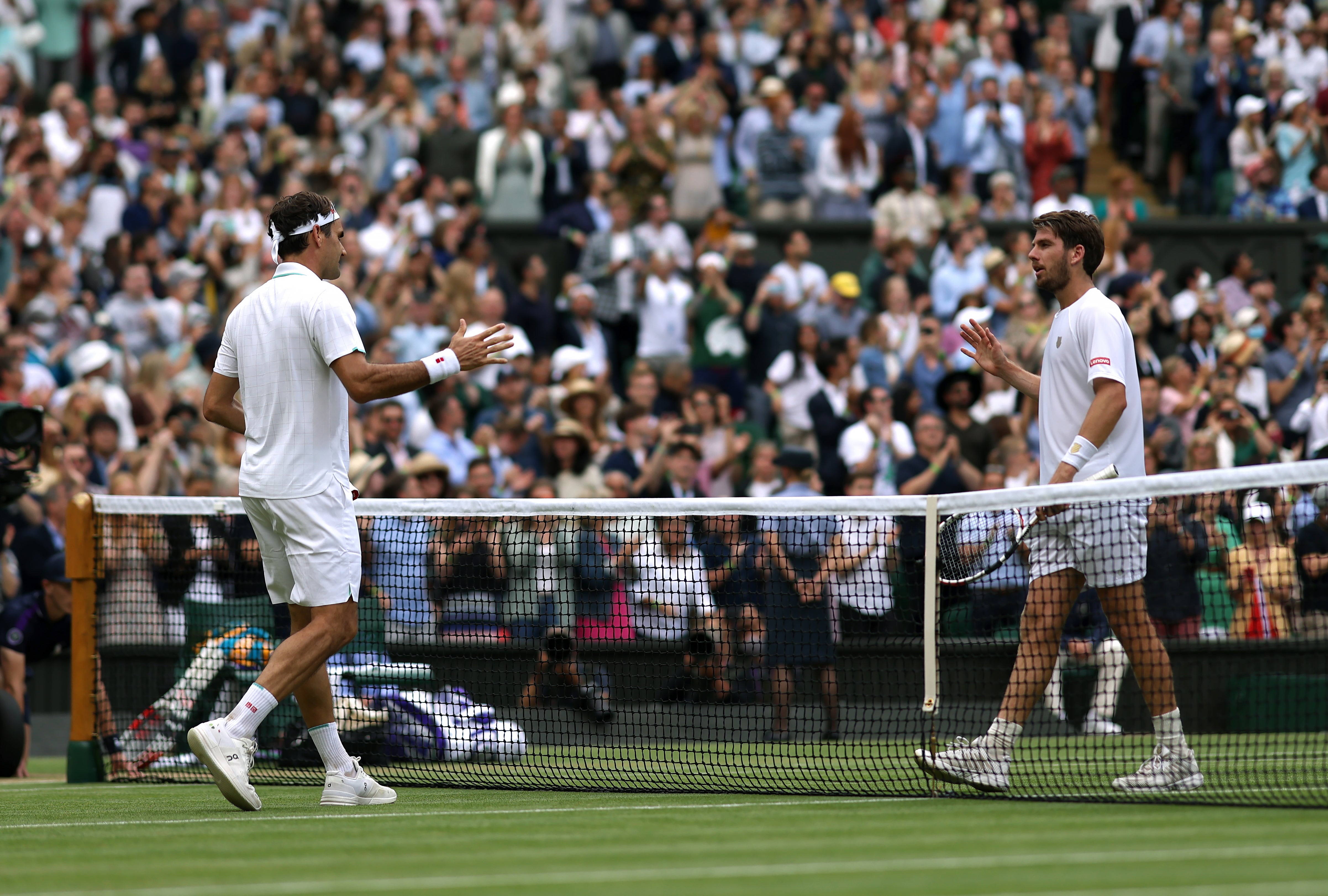 Cameron Norrie was beaten by Roger Federer last year at Wimbledon (Steven Paston/PA)