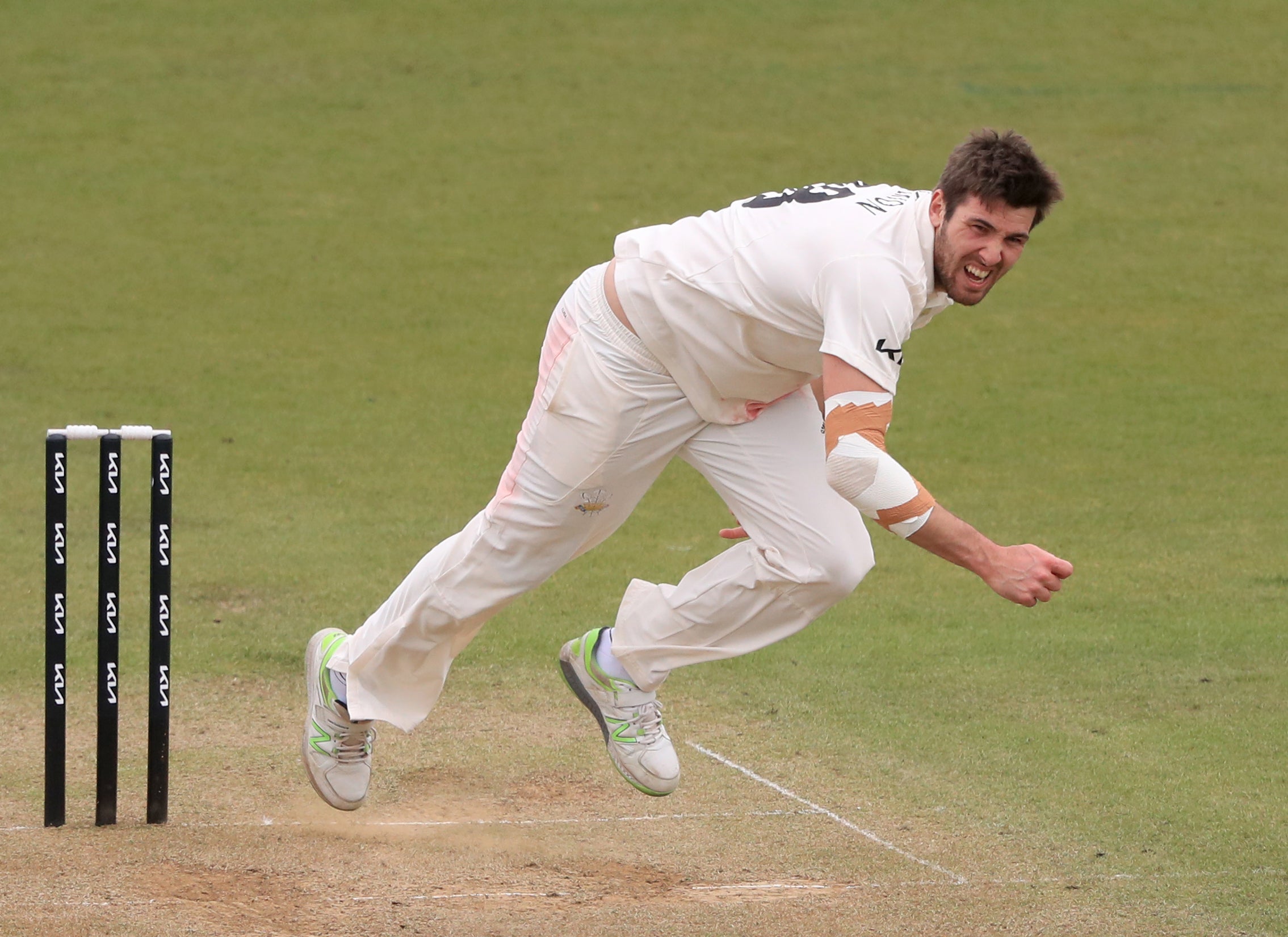 Surrey’s Jamie Overton enjoyed his return to former club Somerset (Adam Davy/PA)