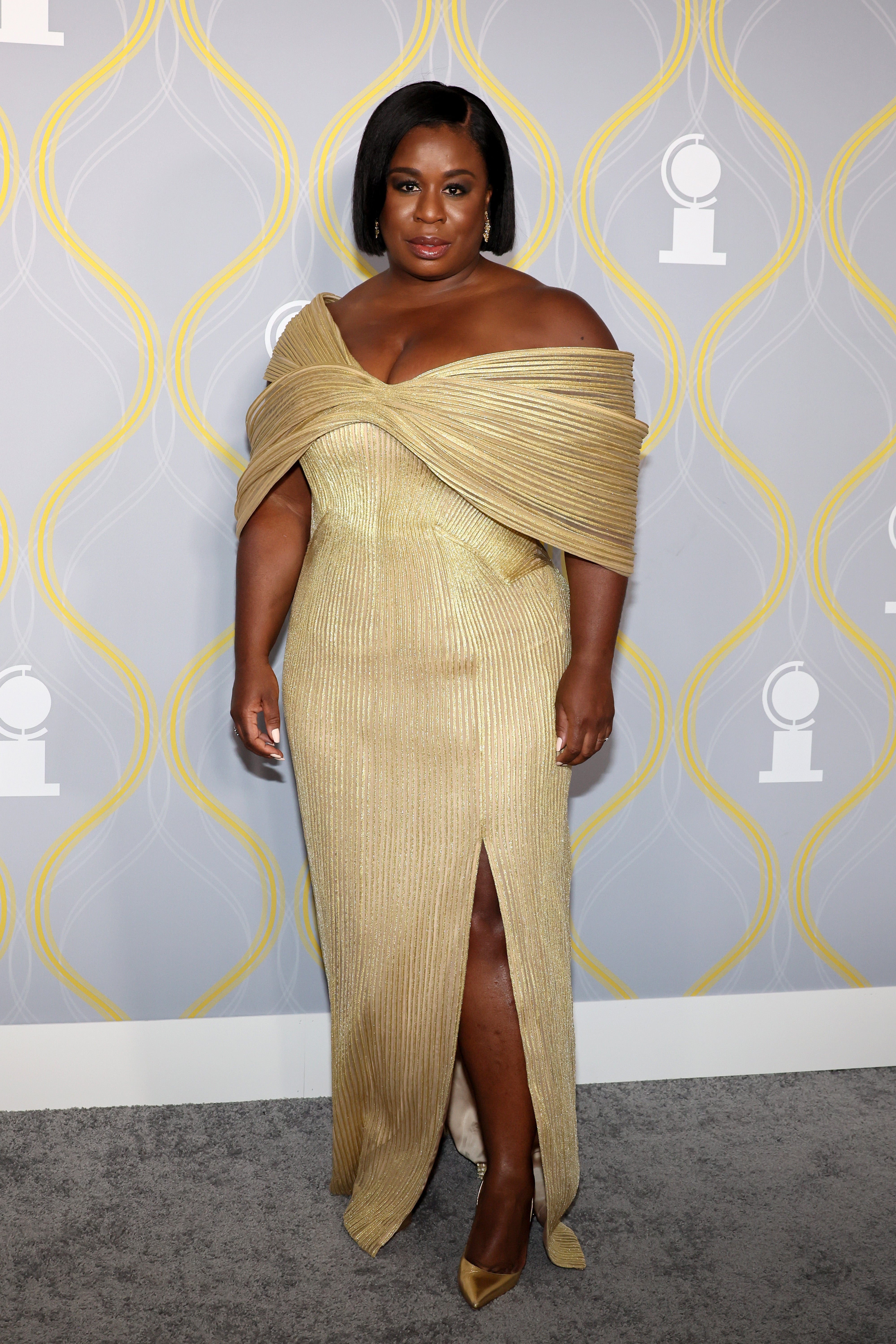 Uzo Aduba attends the 75th Annual Tony Awards at Radio City Music Hall