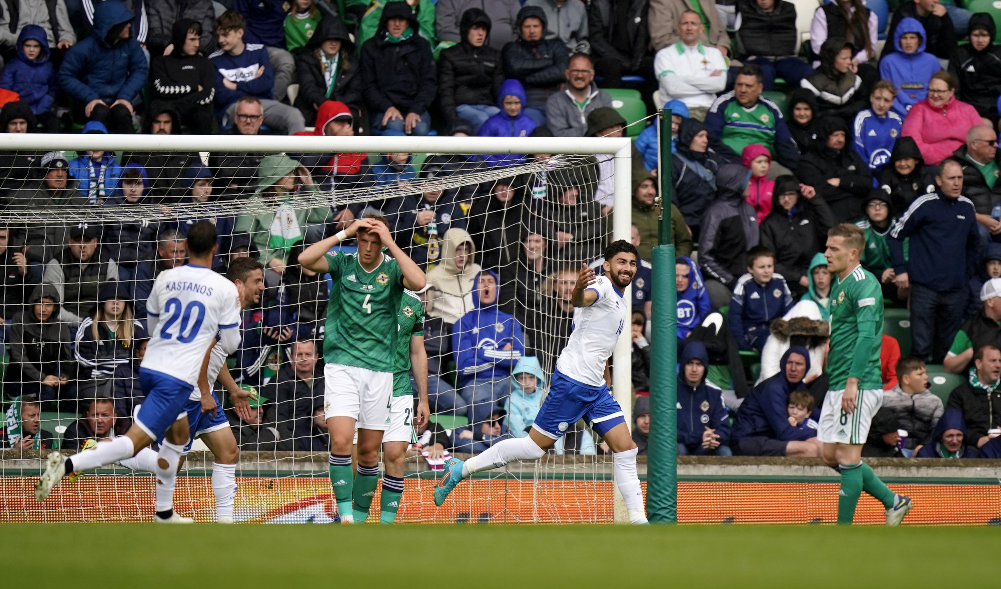 Northern Ireland fell 2-0 down at home to Cyprus (Niall Carson/PA)