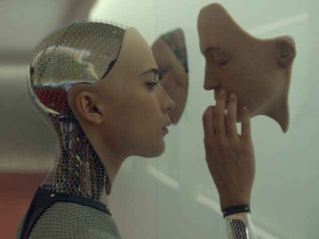 <p>Alicia Vikander in ‘Ex Machina’</p>