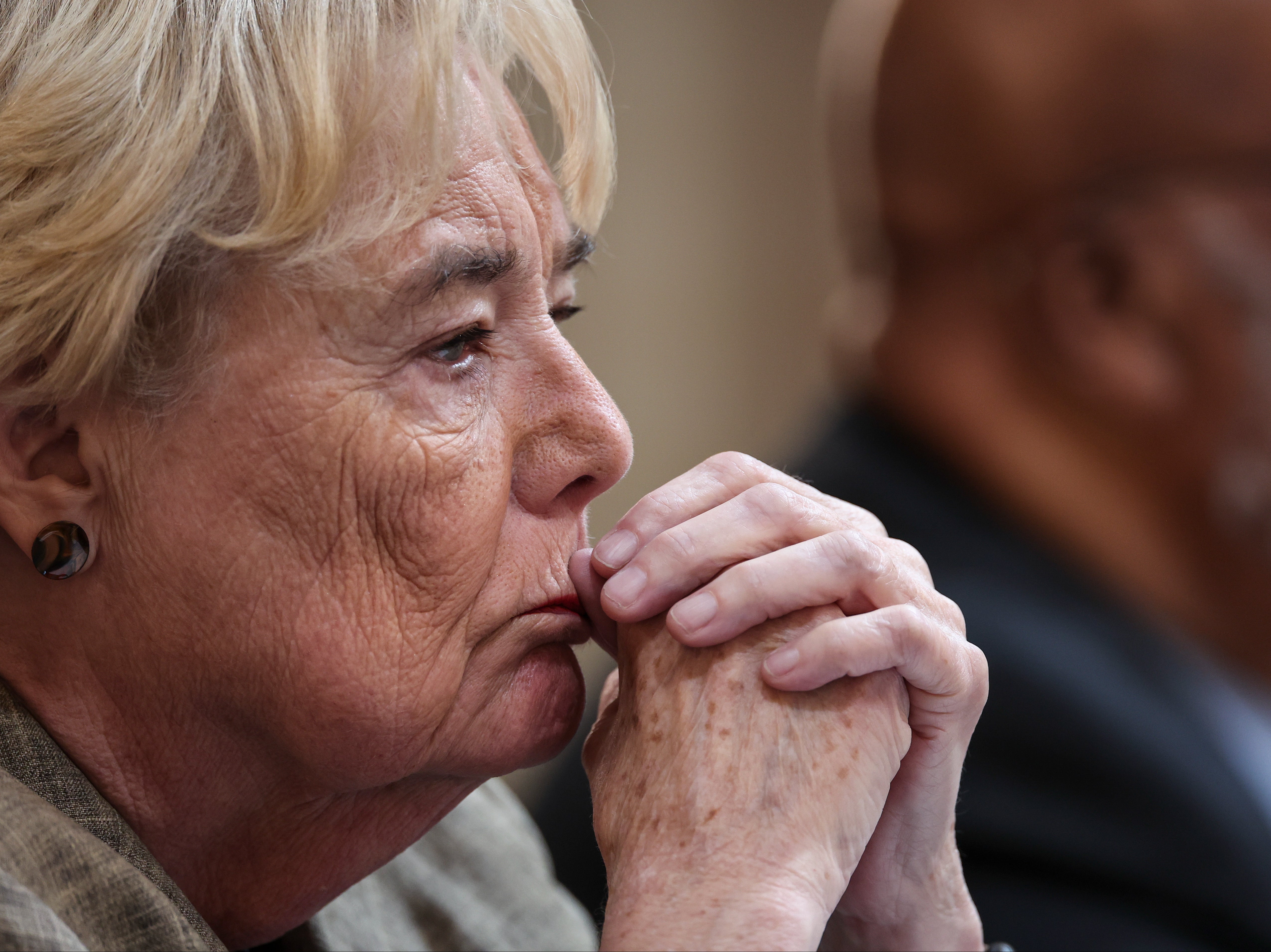 Democratic Congresswoman Zoe Lofgren at a 6 January select committee hearing