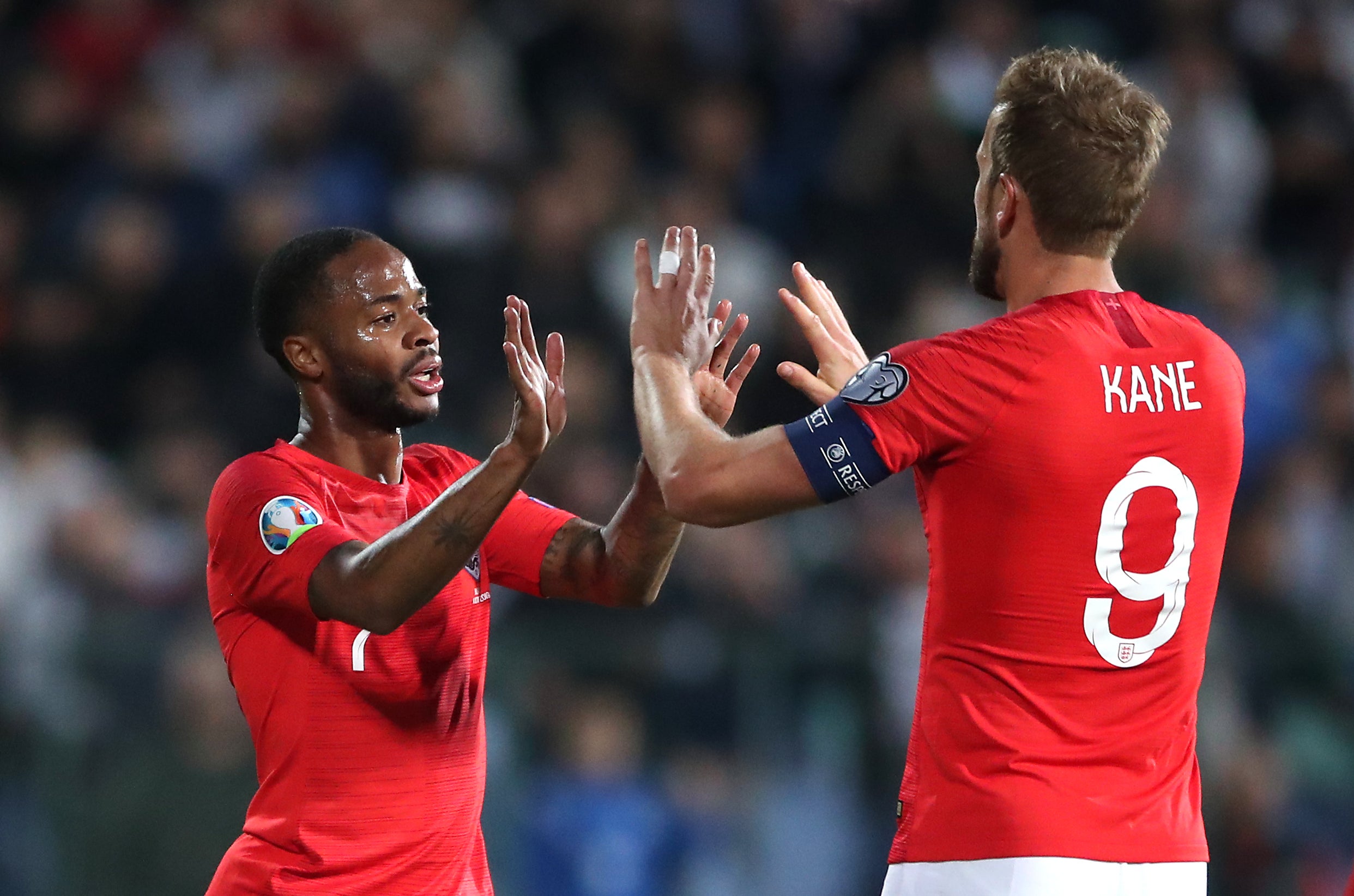 Raheem Sterling (left) and Harry Kane have scored 69 England goals between them (Nick Potts/PA)