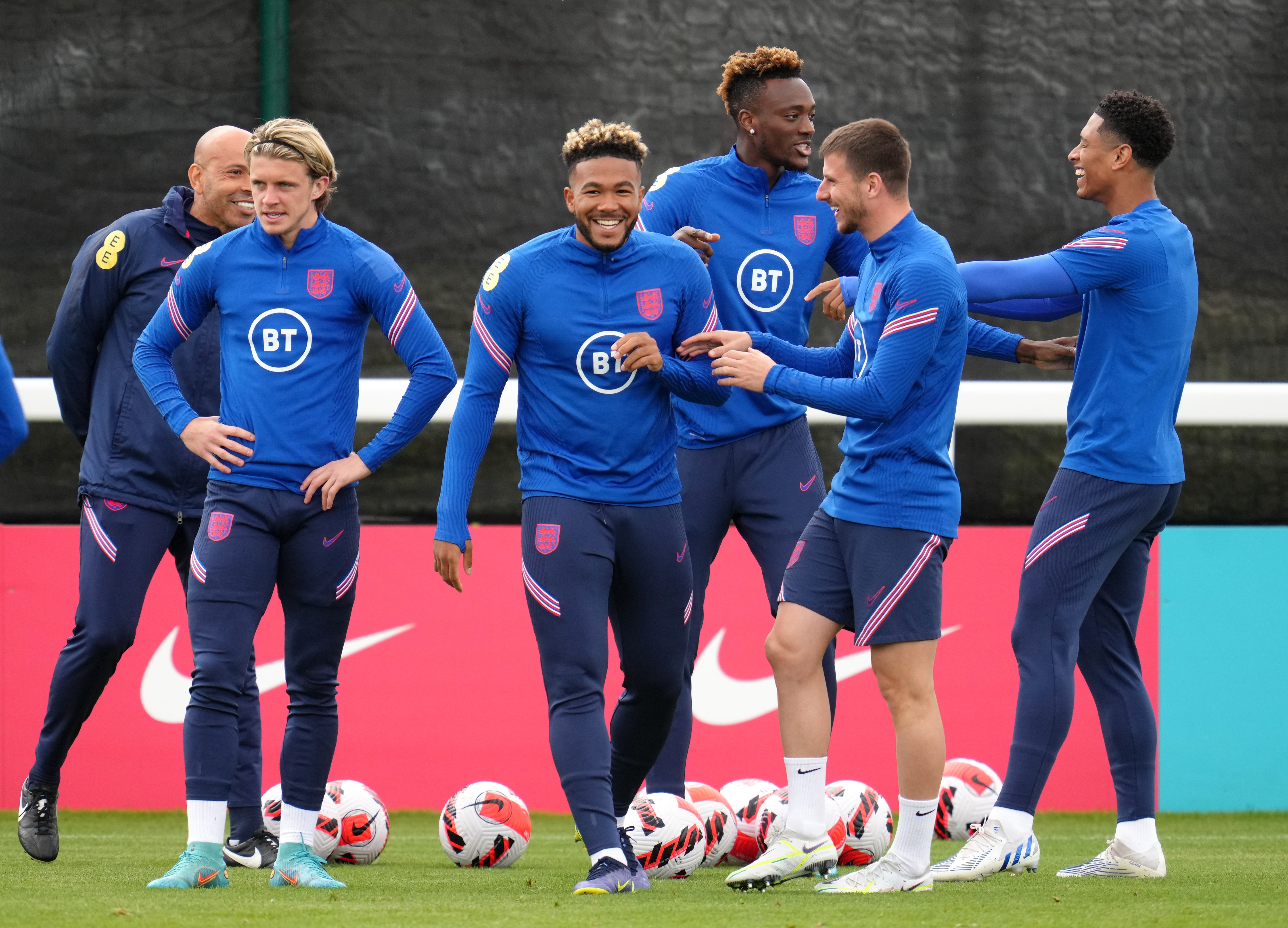 Conor Gallagher, left, is in line to win his fourth cap on Tuesday (Nick Potts/PA)