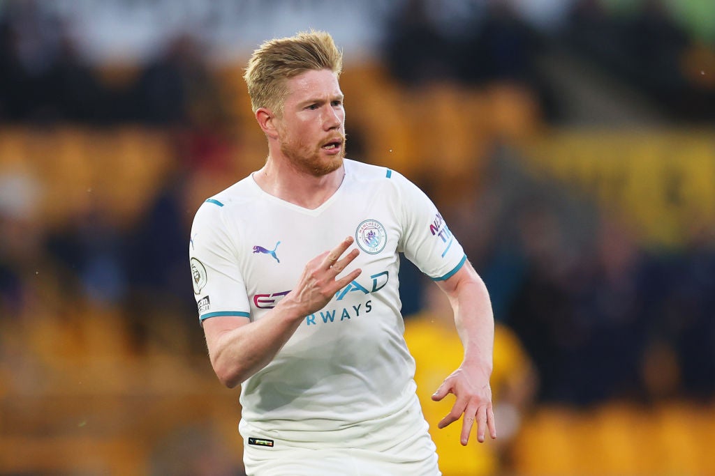 Kevin De Bruyne was City’s top scorer last season