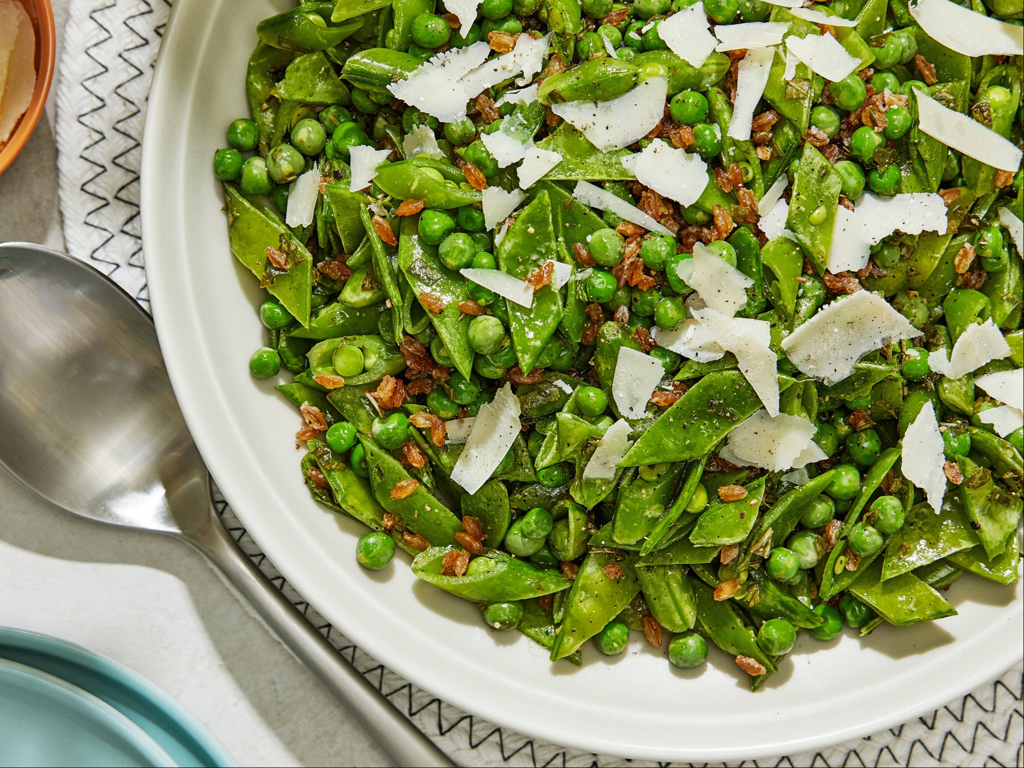 This salad is full of crisp textures